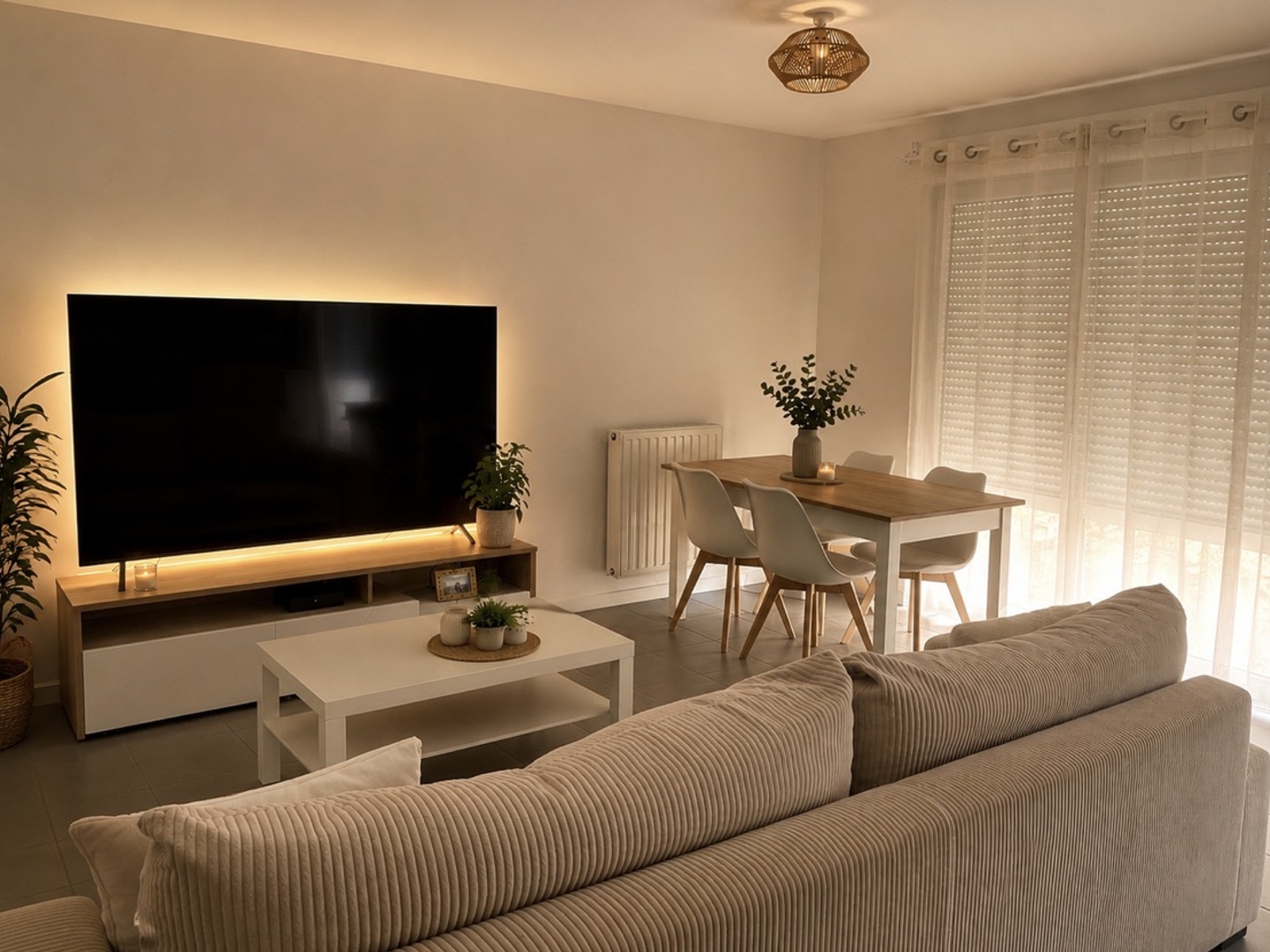 Appartement à vendre - 4 pièces - 55m2 - Vaulx-En-Velin (69120)