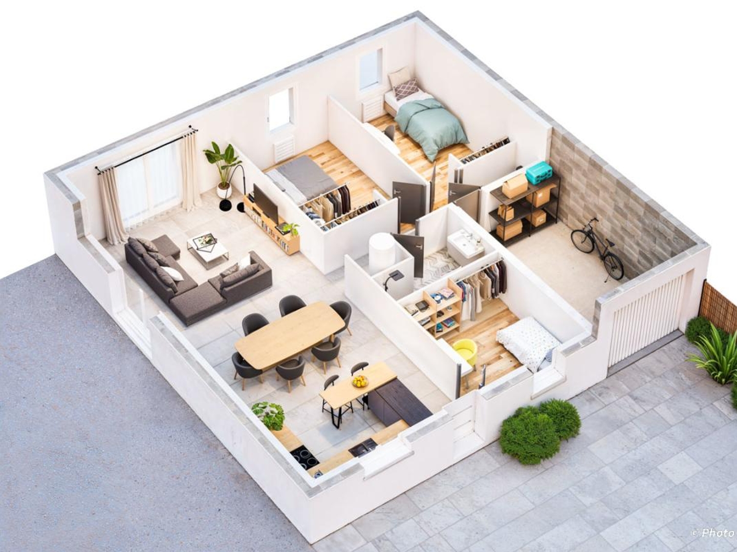 Maison à vendre - 88m2 - Plumergat (56400)