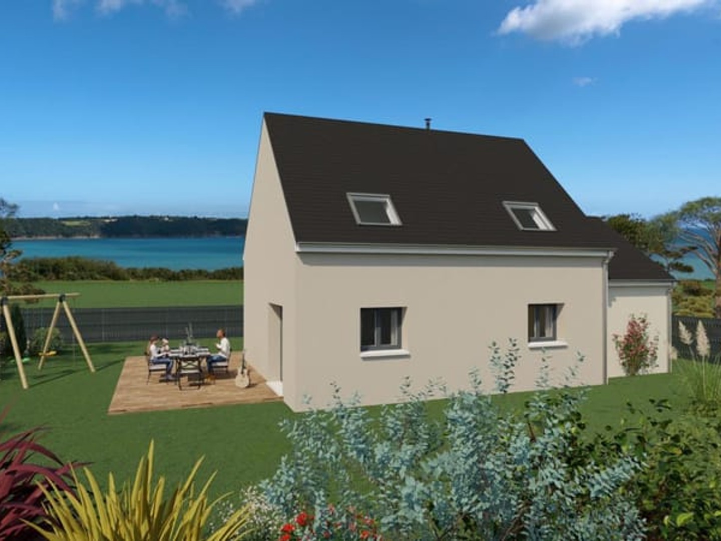Maison à vendre - 1 pièce - 85m2 - Bobital (22100)