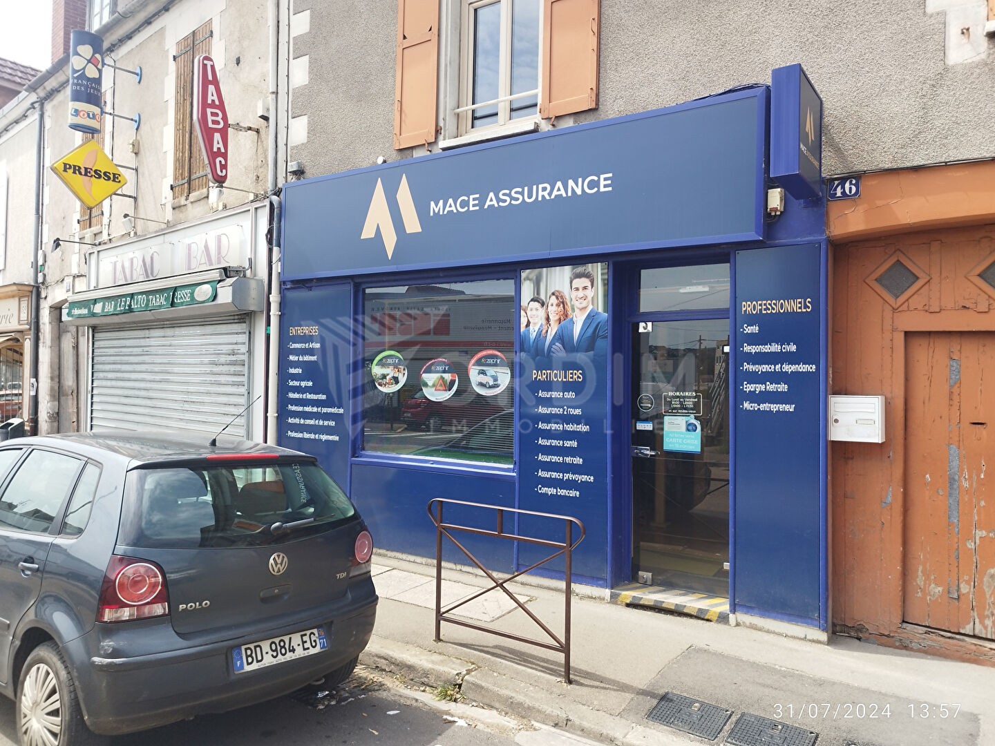 AUXERRE - 46 RUE BOURNEIL - LOCAL COMMERCIAL DE 45M²