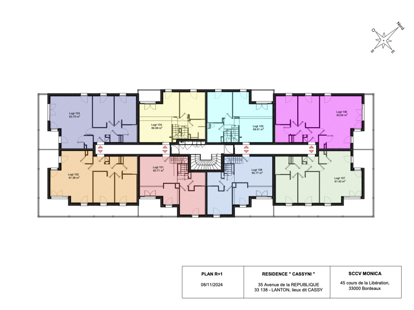 Appartement à vendre - 3 pièces - 63m2 - Lanton (33138)