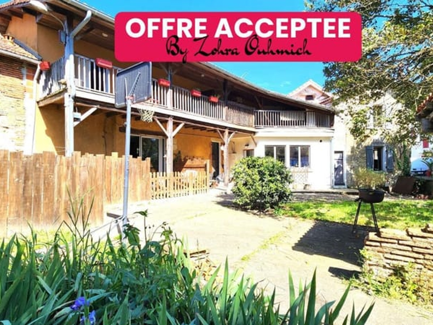 ENSEMBLE IMMOBILIER 443m² - Grange 200m² - TERRAIN 1291m²