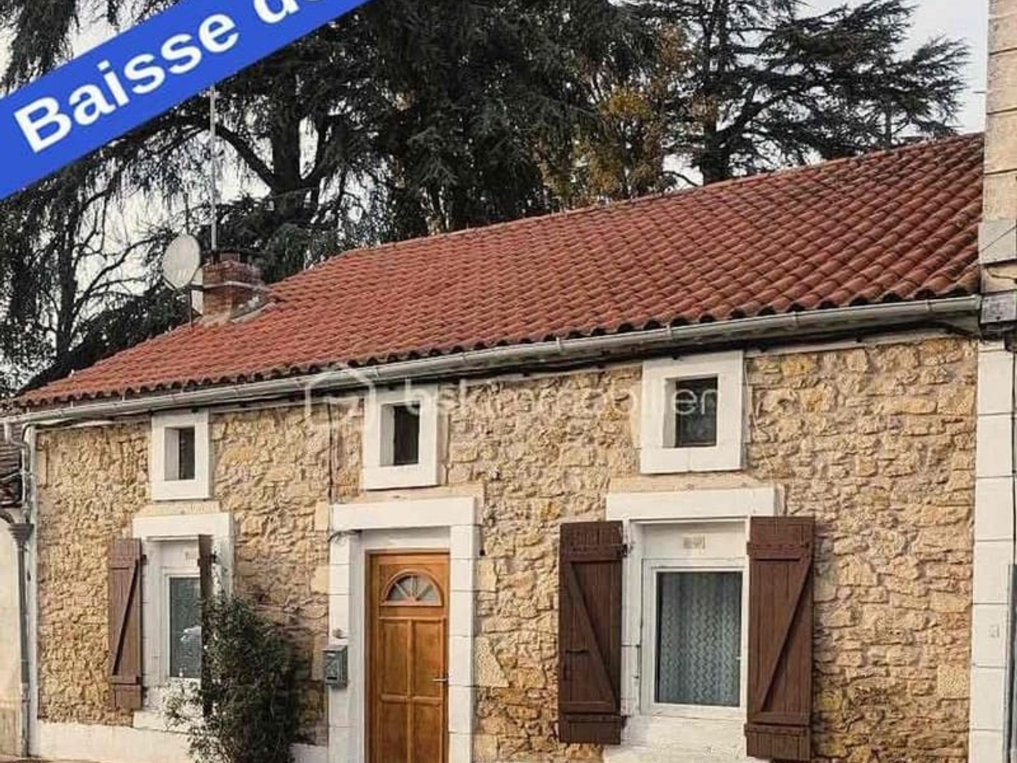 Maison en pierre de plain pied