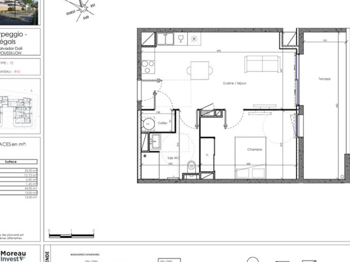 Appartement à vendre - 2 pièces - 44m2 - Canet-En-Roussillon (66140)