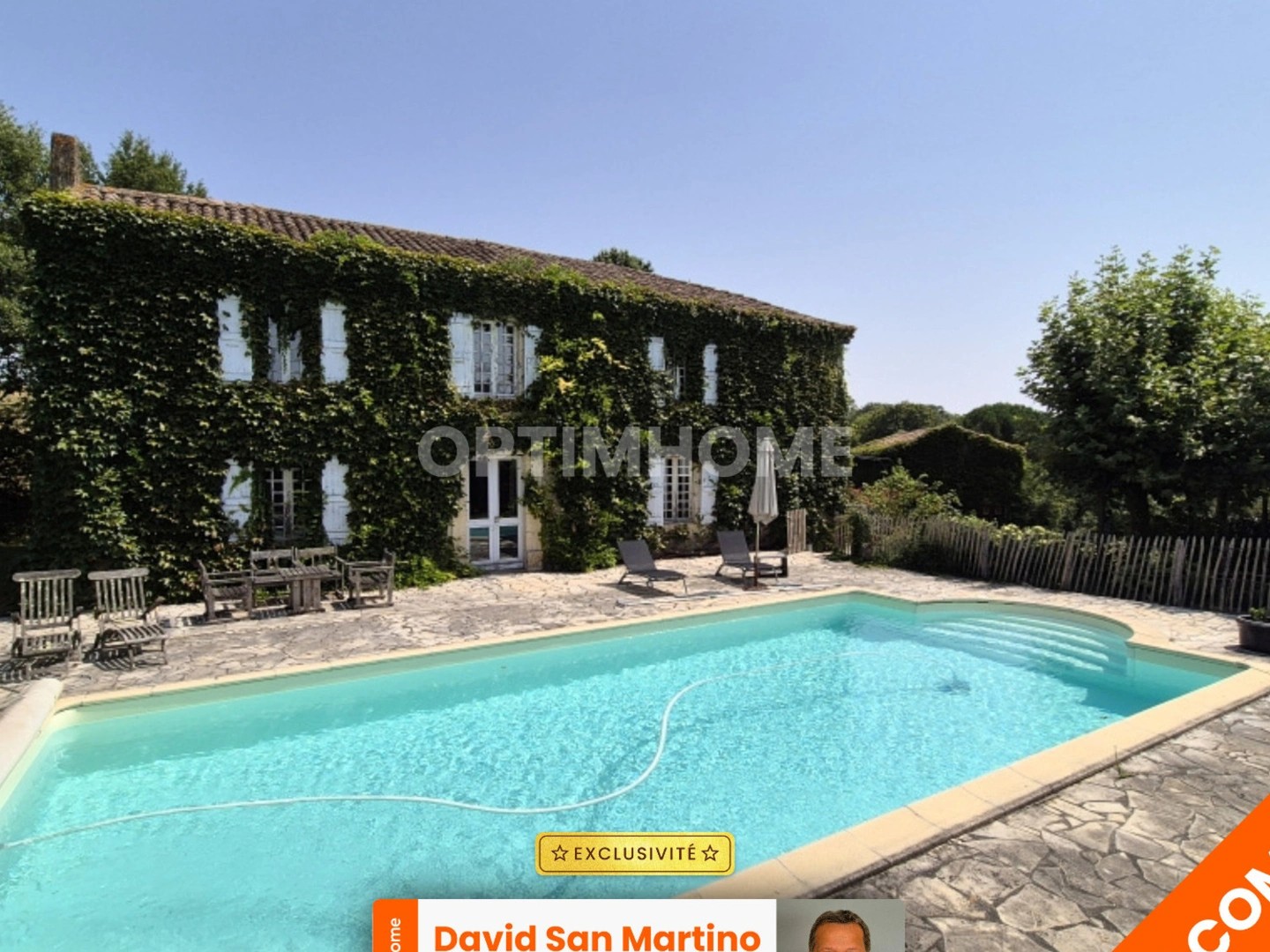 Maison de campagne + dépendance aménagéé à St MARTIN DE GOYNE (32)