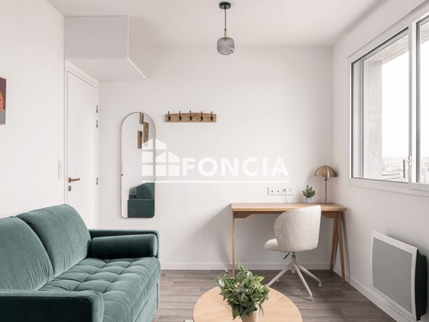Studio 1 pièce 21 m²