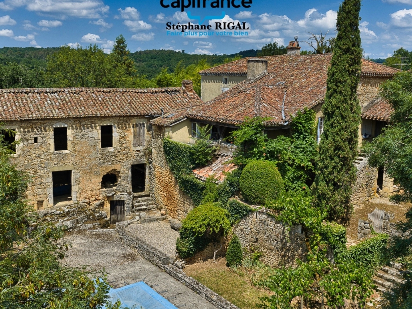 Maison à vendre - 11 pièces - 280m2 - Cuzorn (47500)