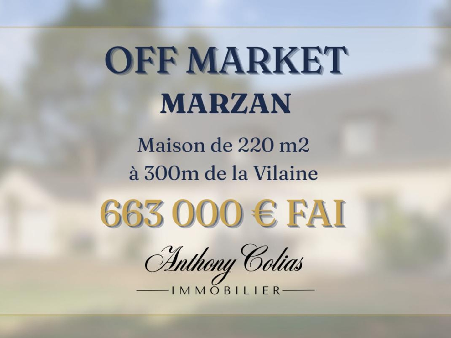 RARE : MAISON 220 M² À 300M DE LA VILAINE