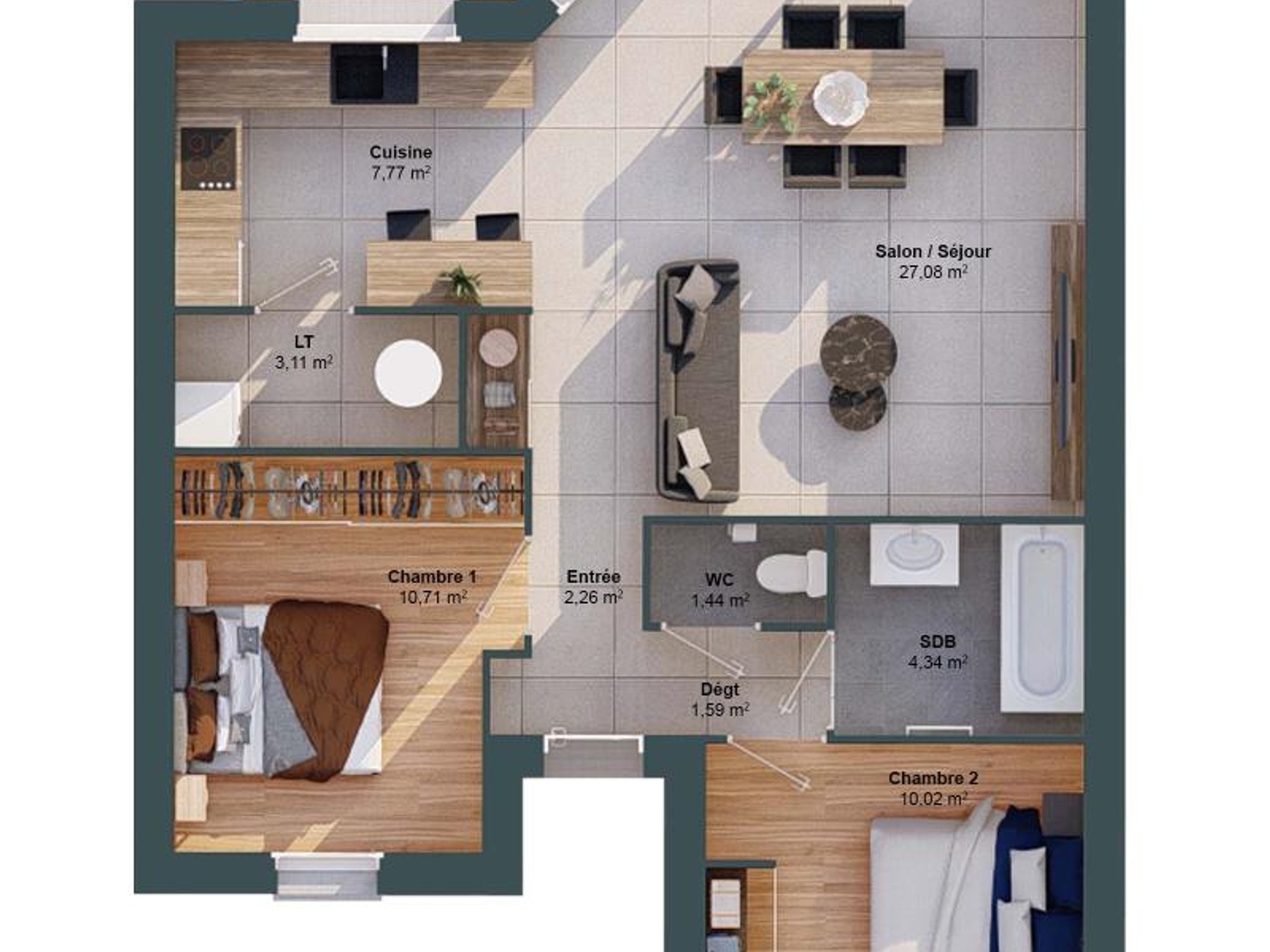Maison à vendre - 68m2 - Ligné (44850)