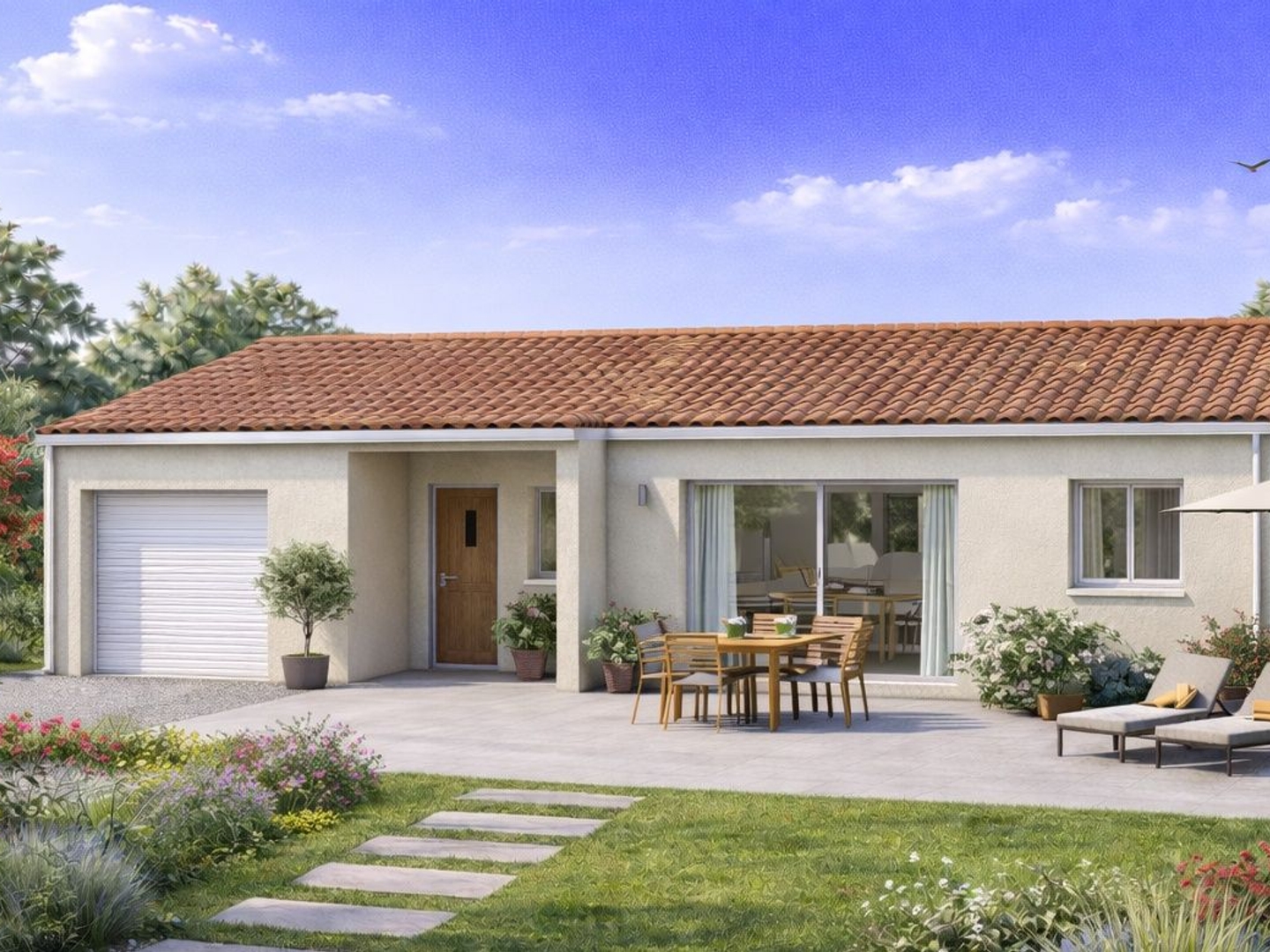 Maison à vendre - 4 pièces - 80m2 - Saint-Siffret (30700)