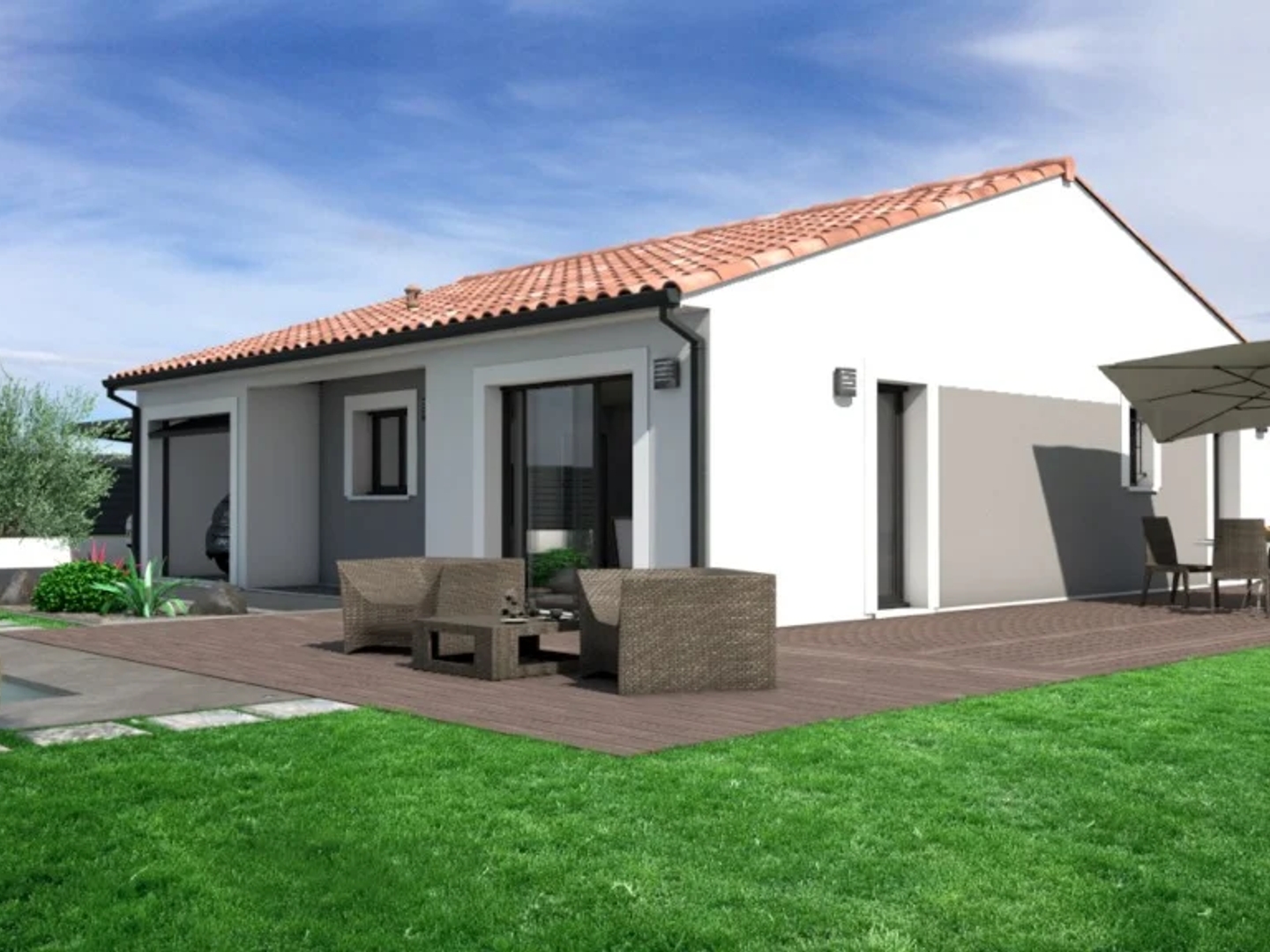 Maison à vendre - 4 pièces - 86m2 - Moussoulens (11170)