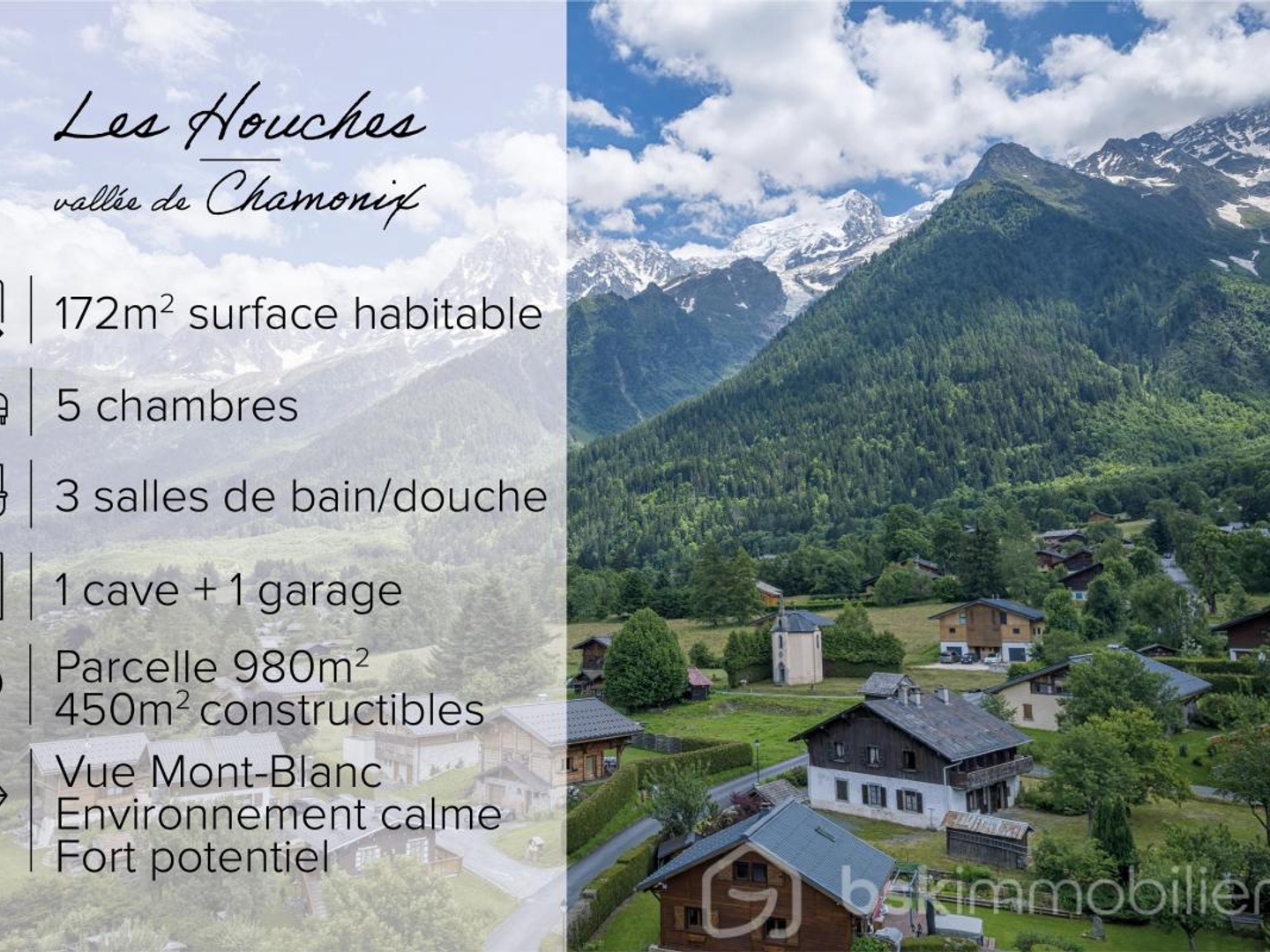 Maison à vendre - 7 pièces - 172m2 - Les Houches (74310)