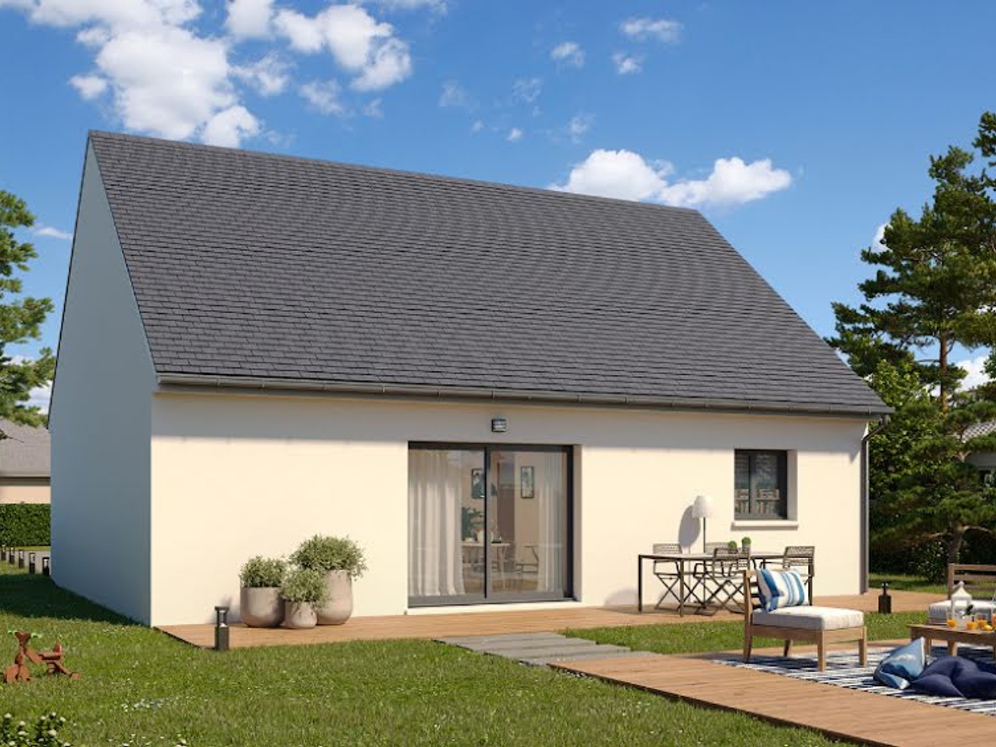 Maison à vendre - 3 pièces - 71m2 - Nangis (77370)