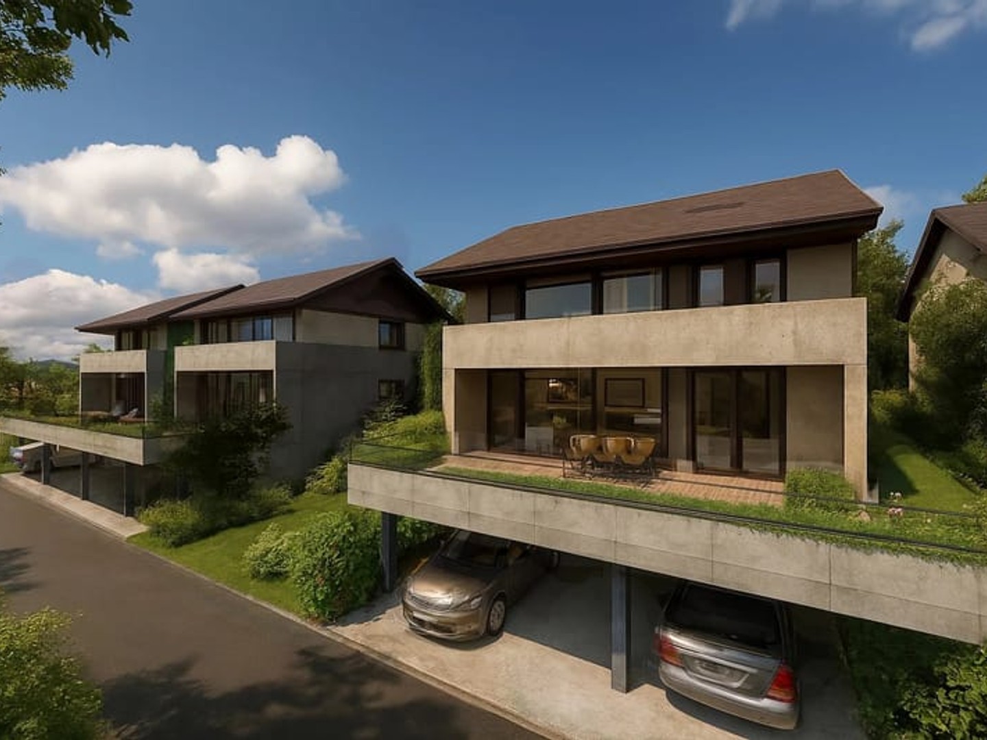Évian-les-Bains - Maison neuve de type T4 avec jardin