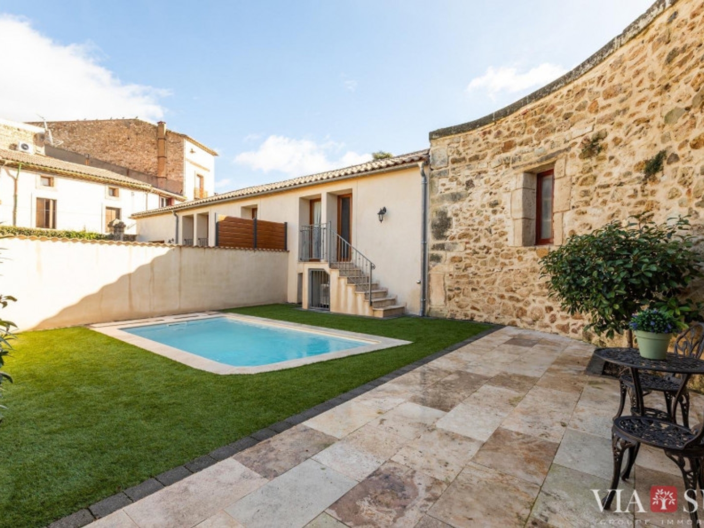 Maison à vendre - 3 pièces - 69m2 - Saint-Geniès-De-F... (34480)