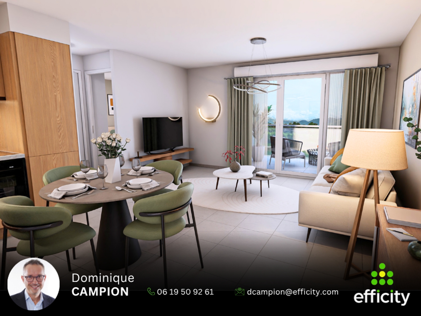 Appartement à vendre - 3 pièces - 68m2 - Domène (38420)