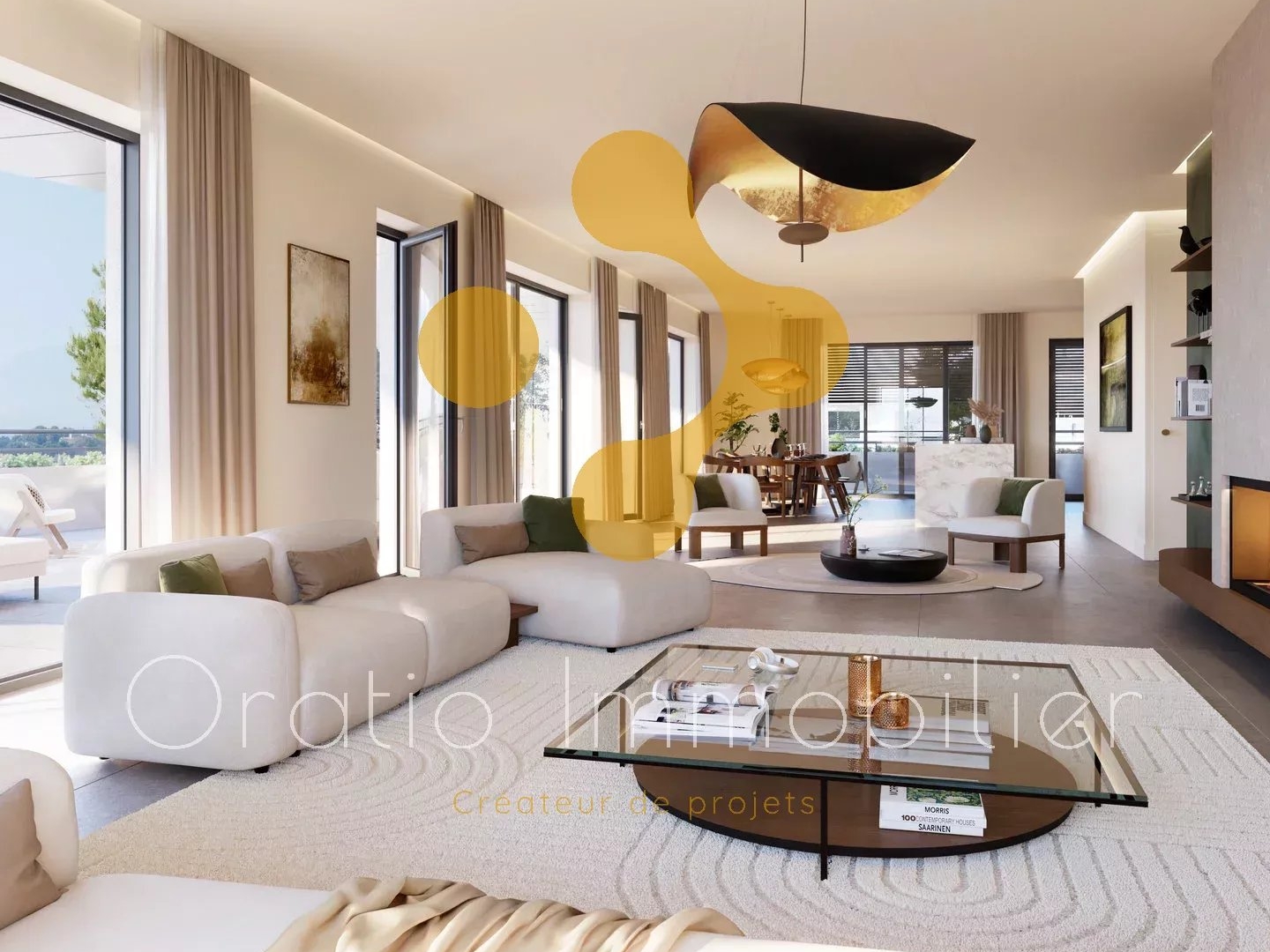 Dernier étage, T3 de luxe avec terrasse végétalisée