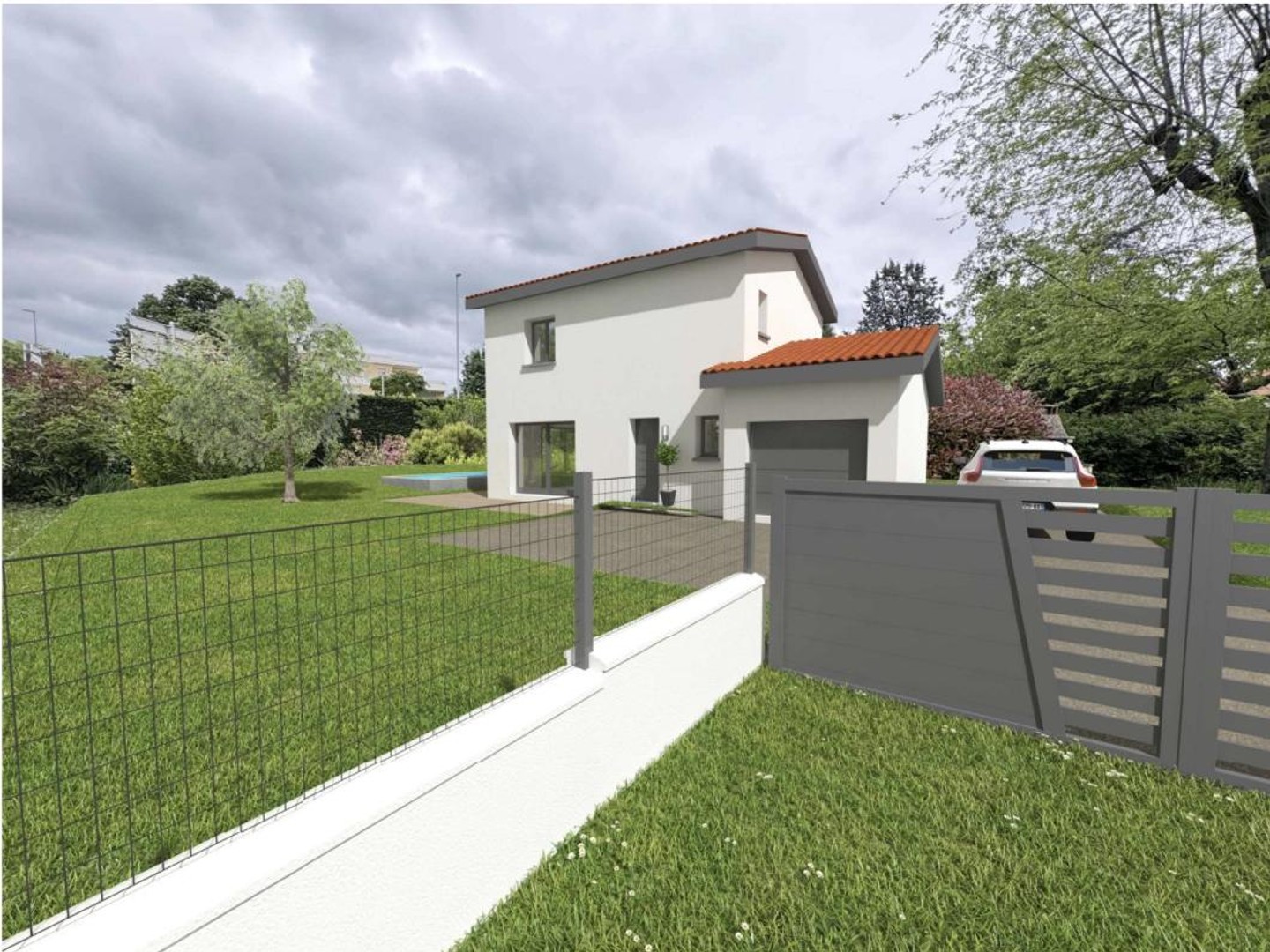 Terrain de 550 m2 avec Permis de construire accepter