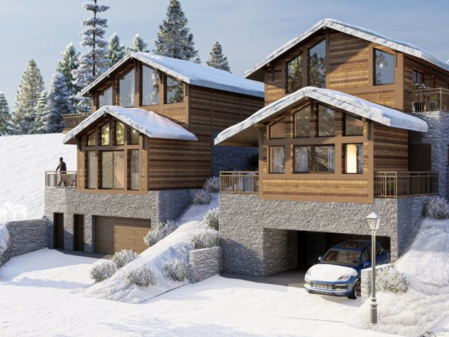 Chalet au stade hors d'eau hors d'air