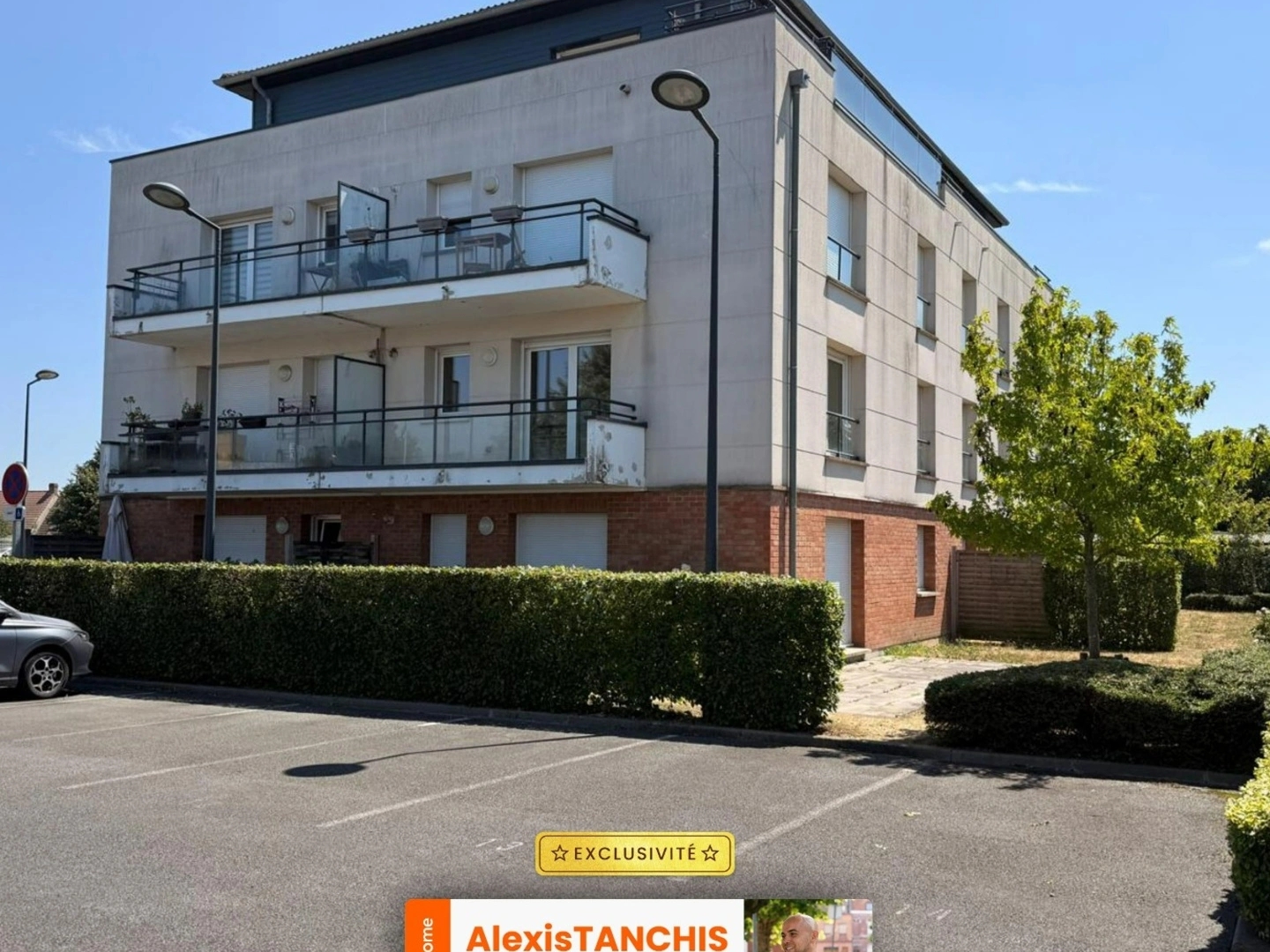 Saint-André-lez-Lille - T2 de 47 m² avec balcon, ascenseur et parking privatif