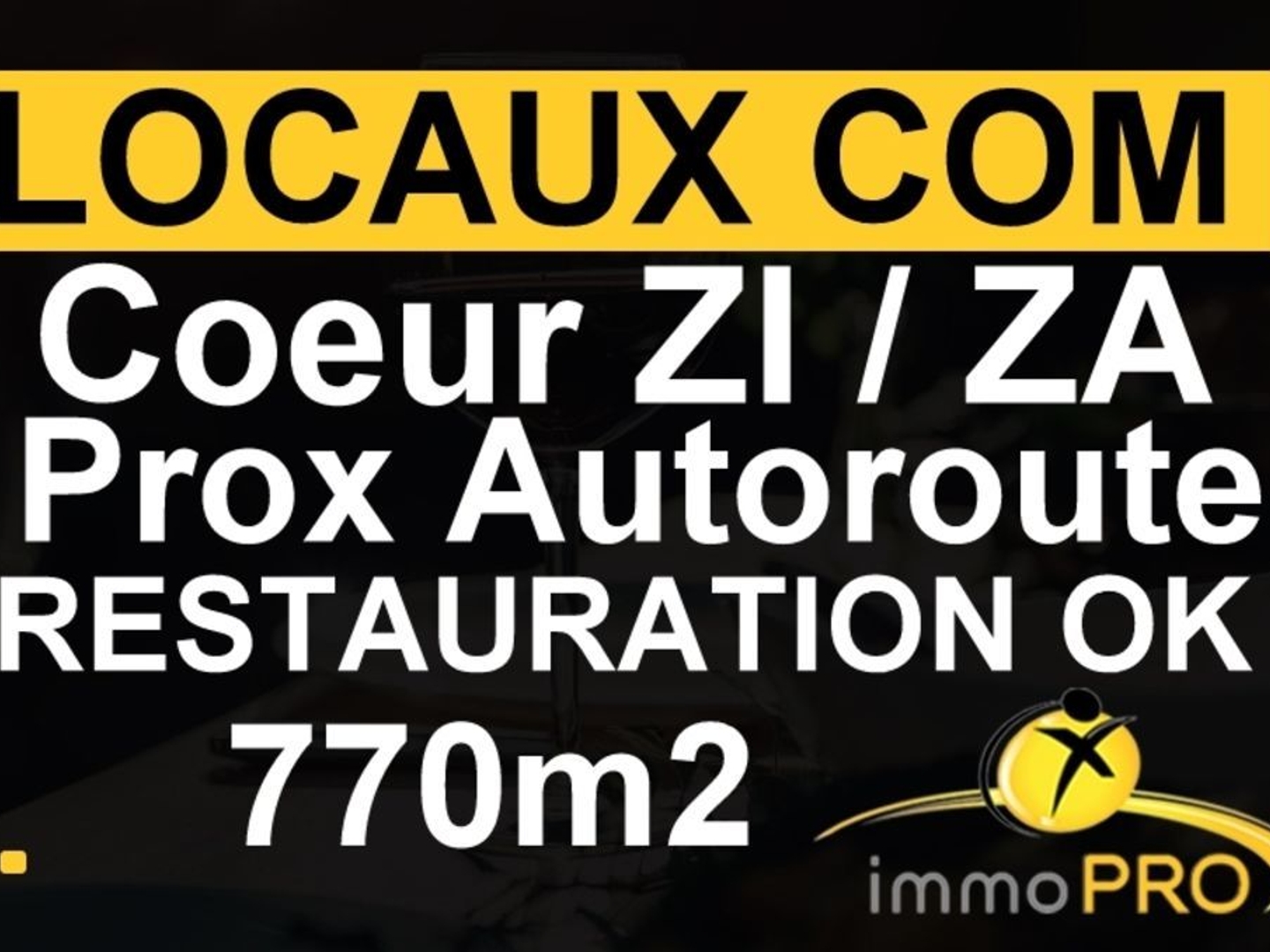 Vente / Local Commercial - 700 m²