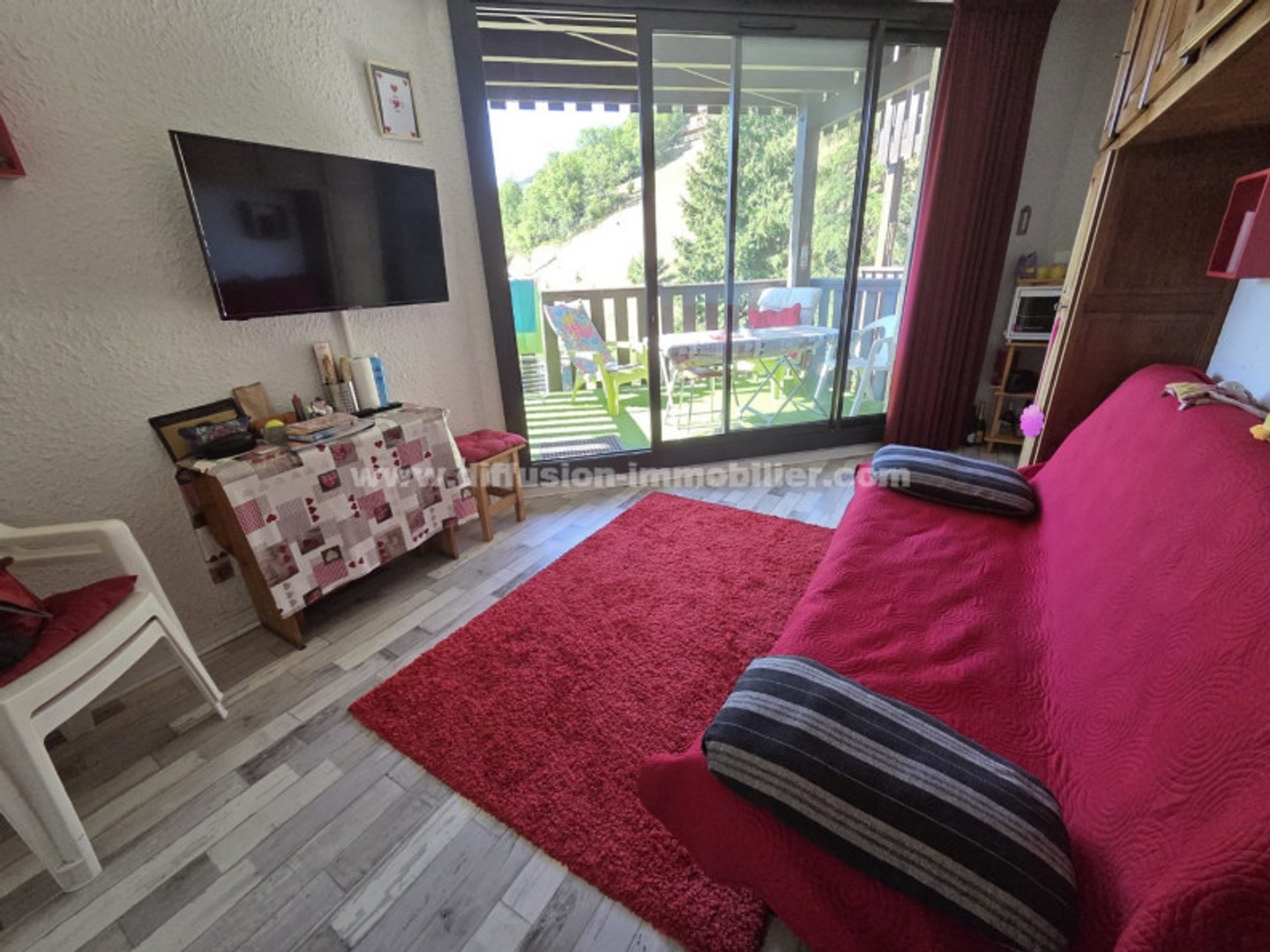 Appartement à vendre - 1 pièce - 21m2 - Uvernet-Fours (04400)