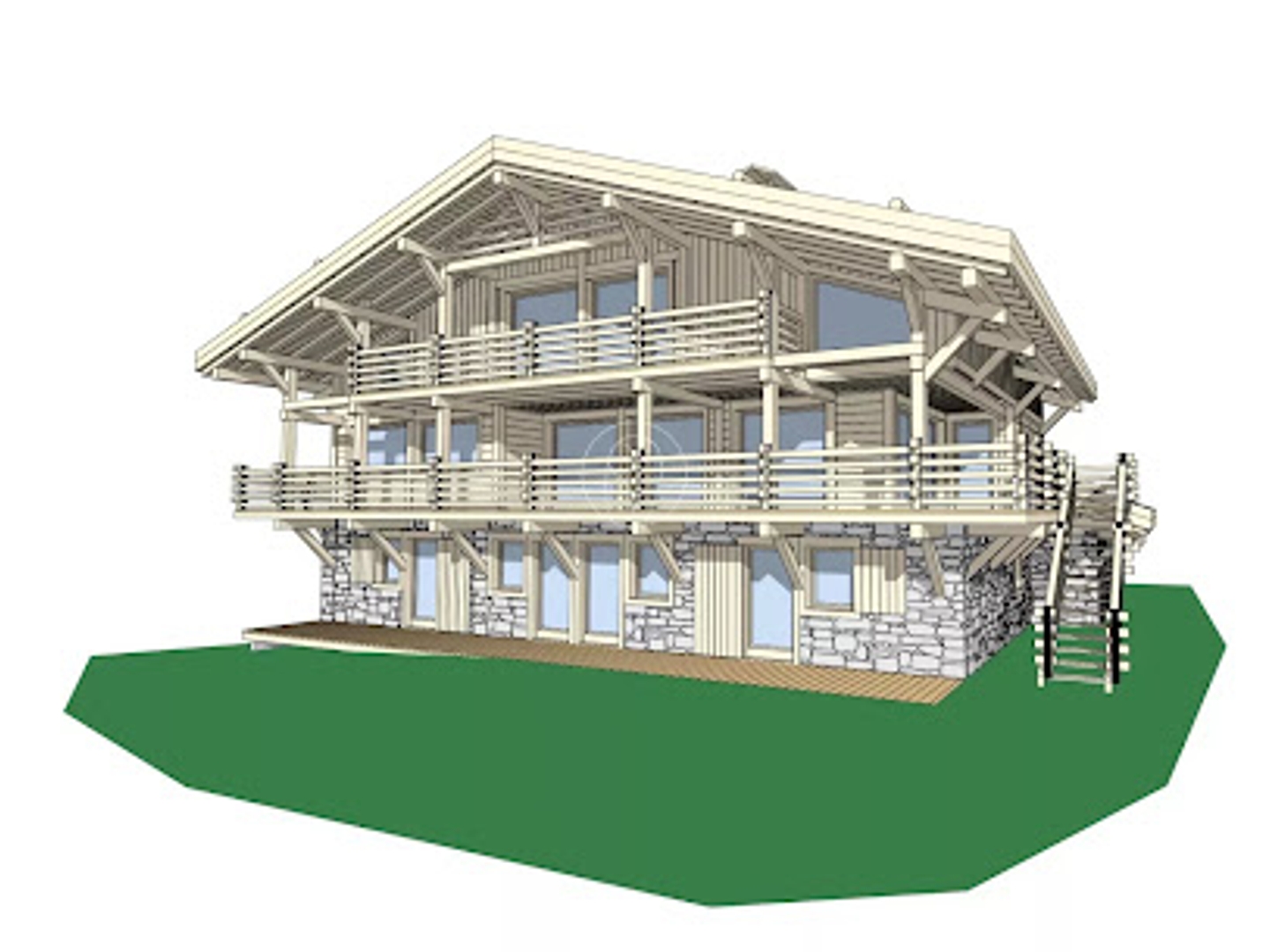 Terrain à vendre - 1000m2 - Megève (74120)