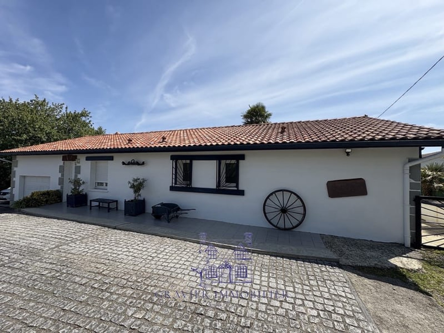 Maison plain pied avec jardin et garage
