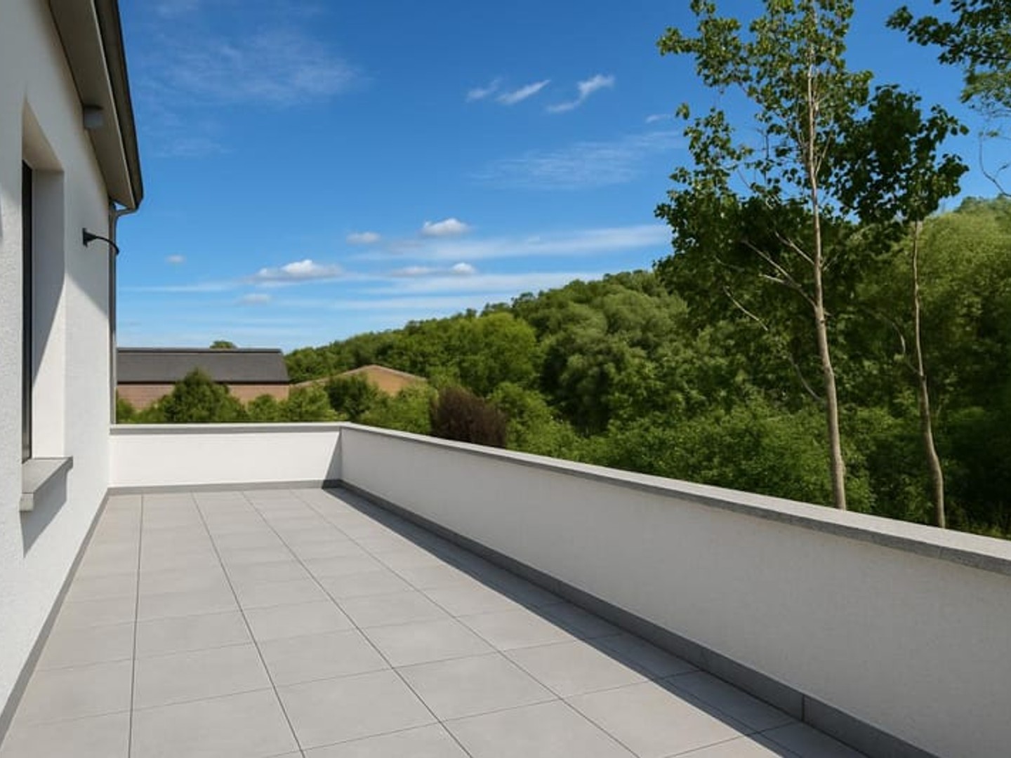 Comme une maison sur le toit