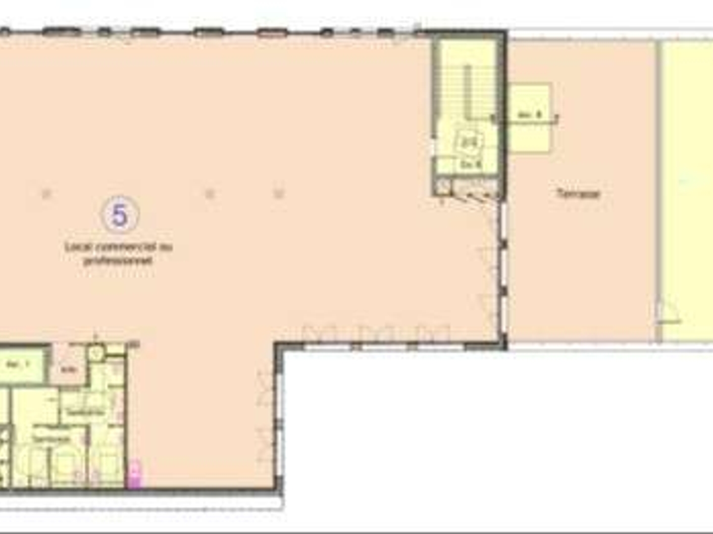 À vendre bureaux de 514m² au 4ème étage au Havre