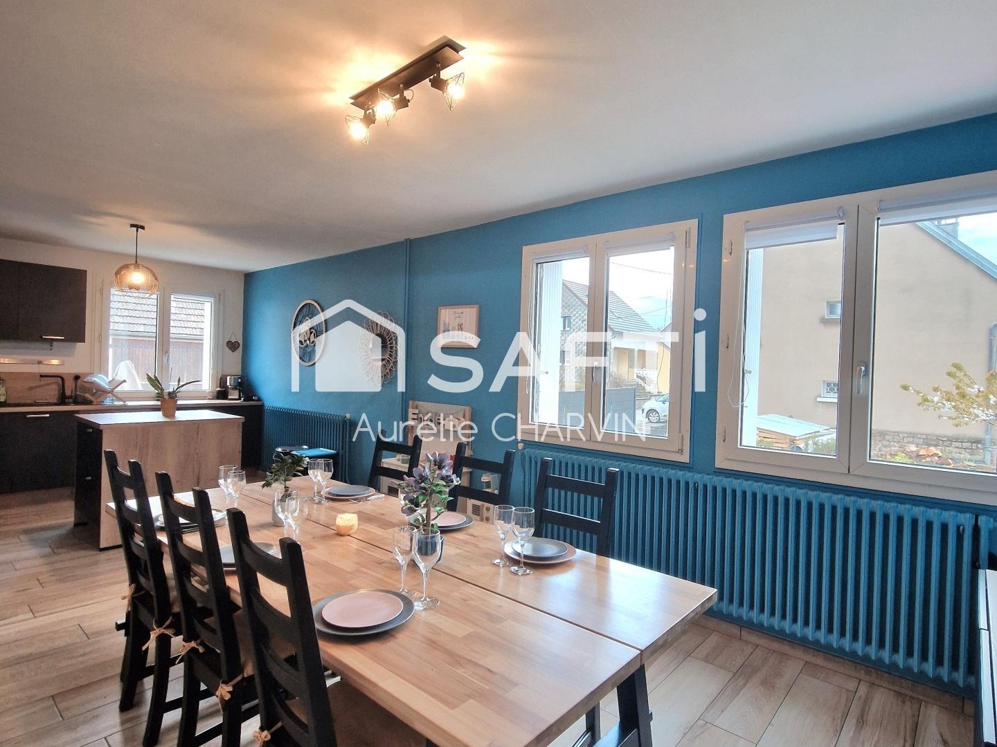 Maison, 3 chambres, Jardin clos, Garage, Sous Sol.