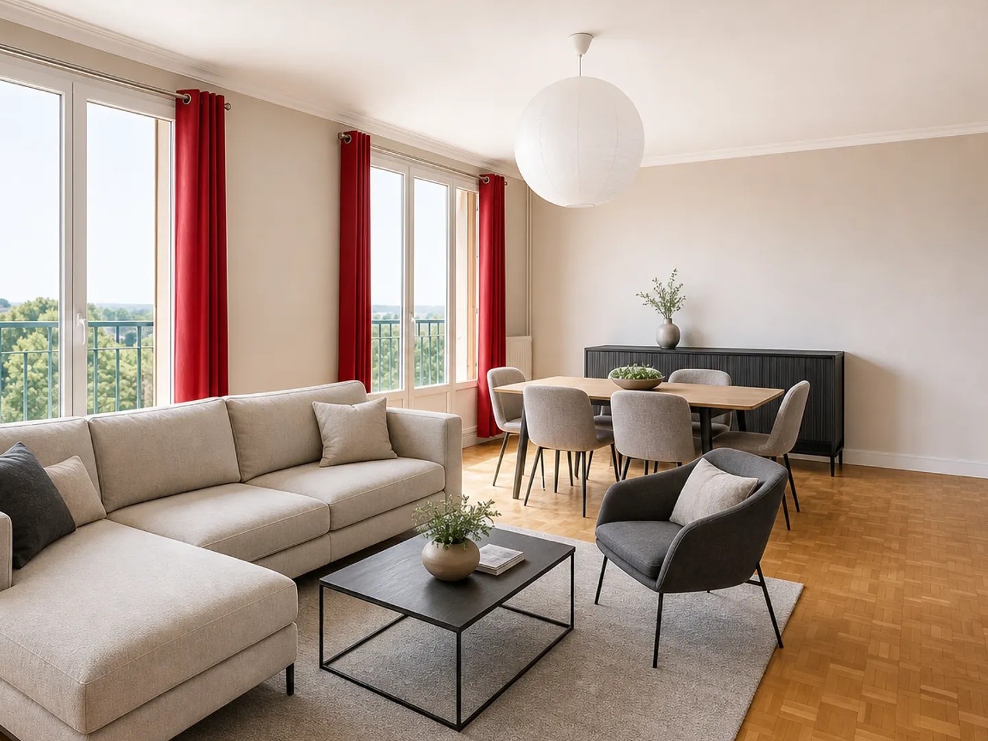 Appartement 3 pièces 92 m²