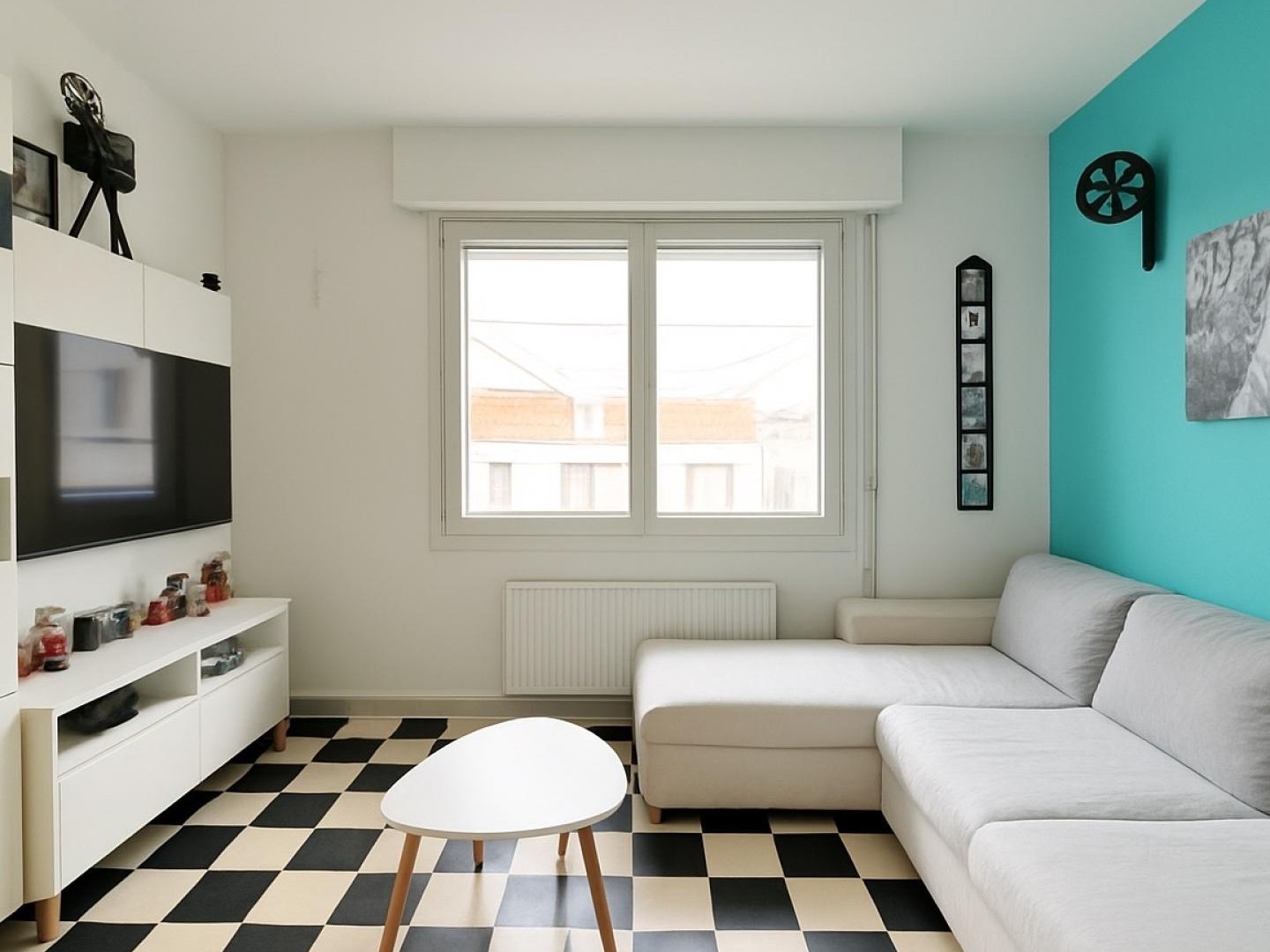 Maison semi individuelle 3 chambres, garage et jardin