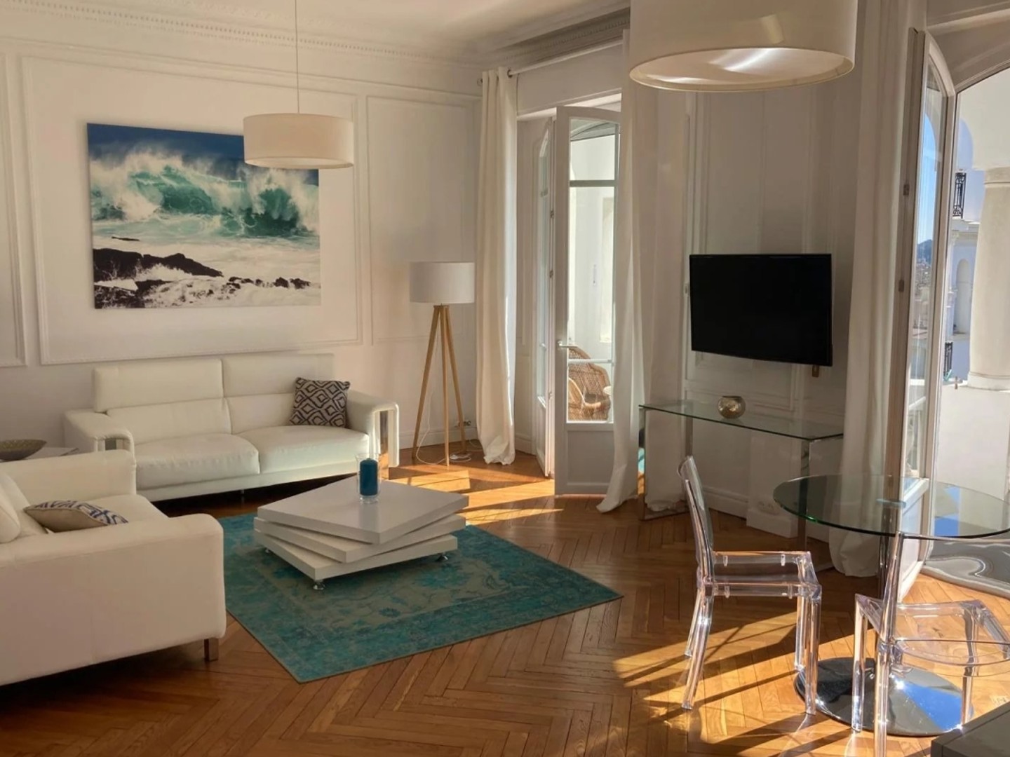 Nice - Baumettes : somptueux 2 pièces de 75 m² avec balcon dans un cadre historique
