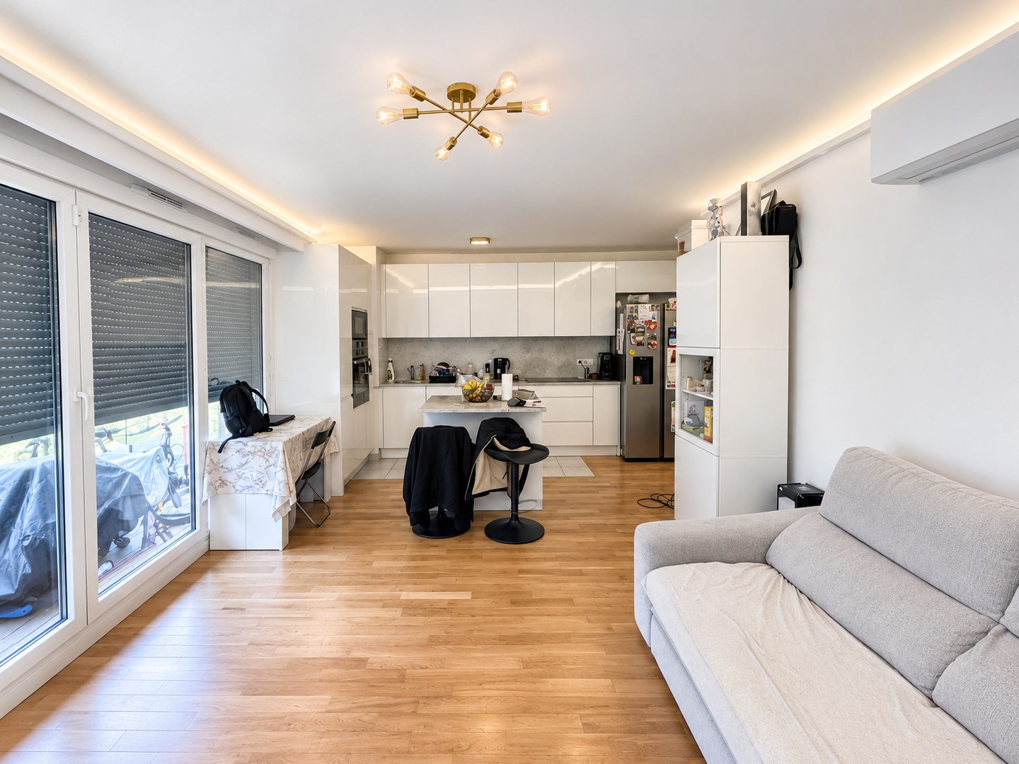 Romainville - Appartement 75 m2 avec rez et jardin et terrasse