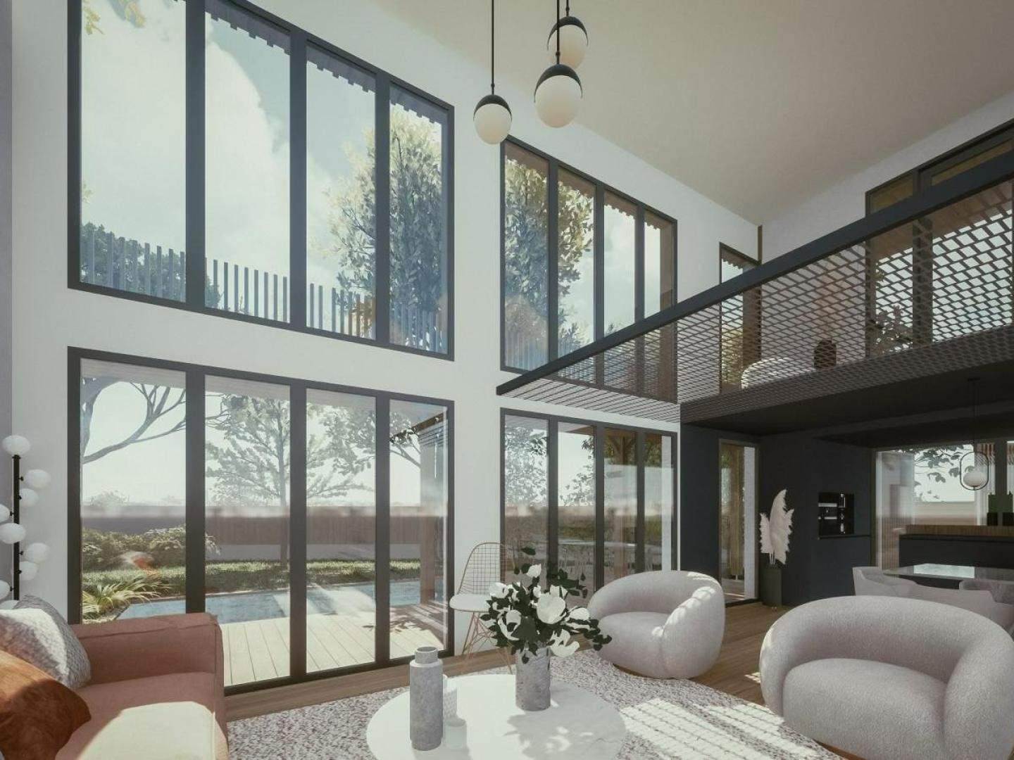 Bordeaux Caudéran, Maison d'architecte, T7, 168m²