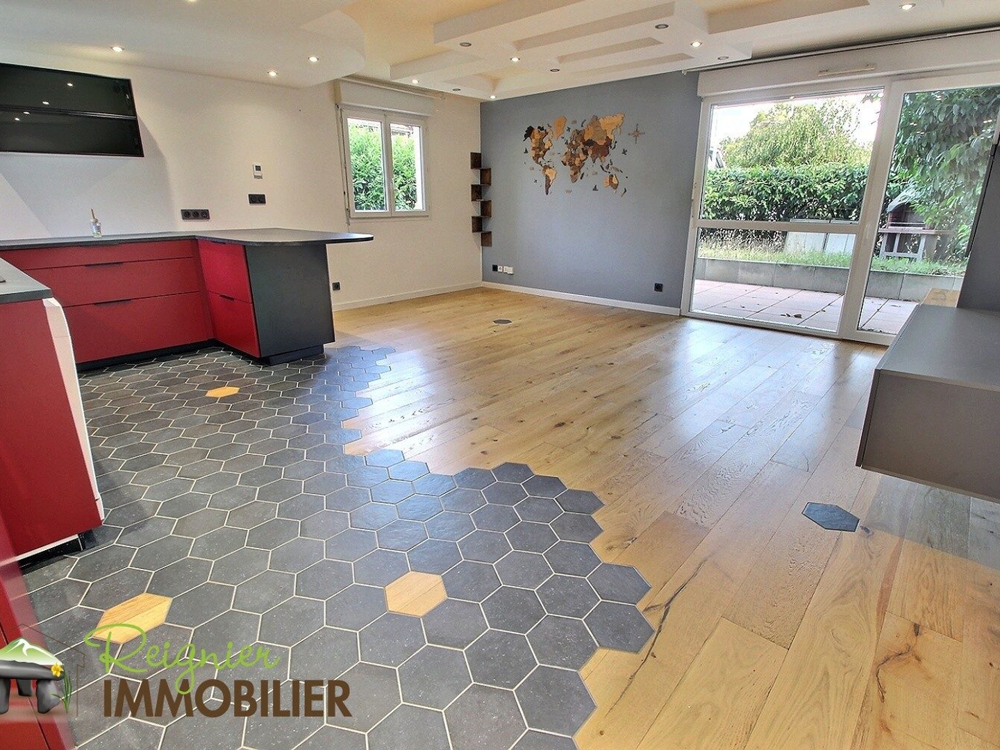 REIGNIER CENTRE Appartement T3 de 69,50 m² en rez-de-jardin