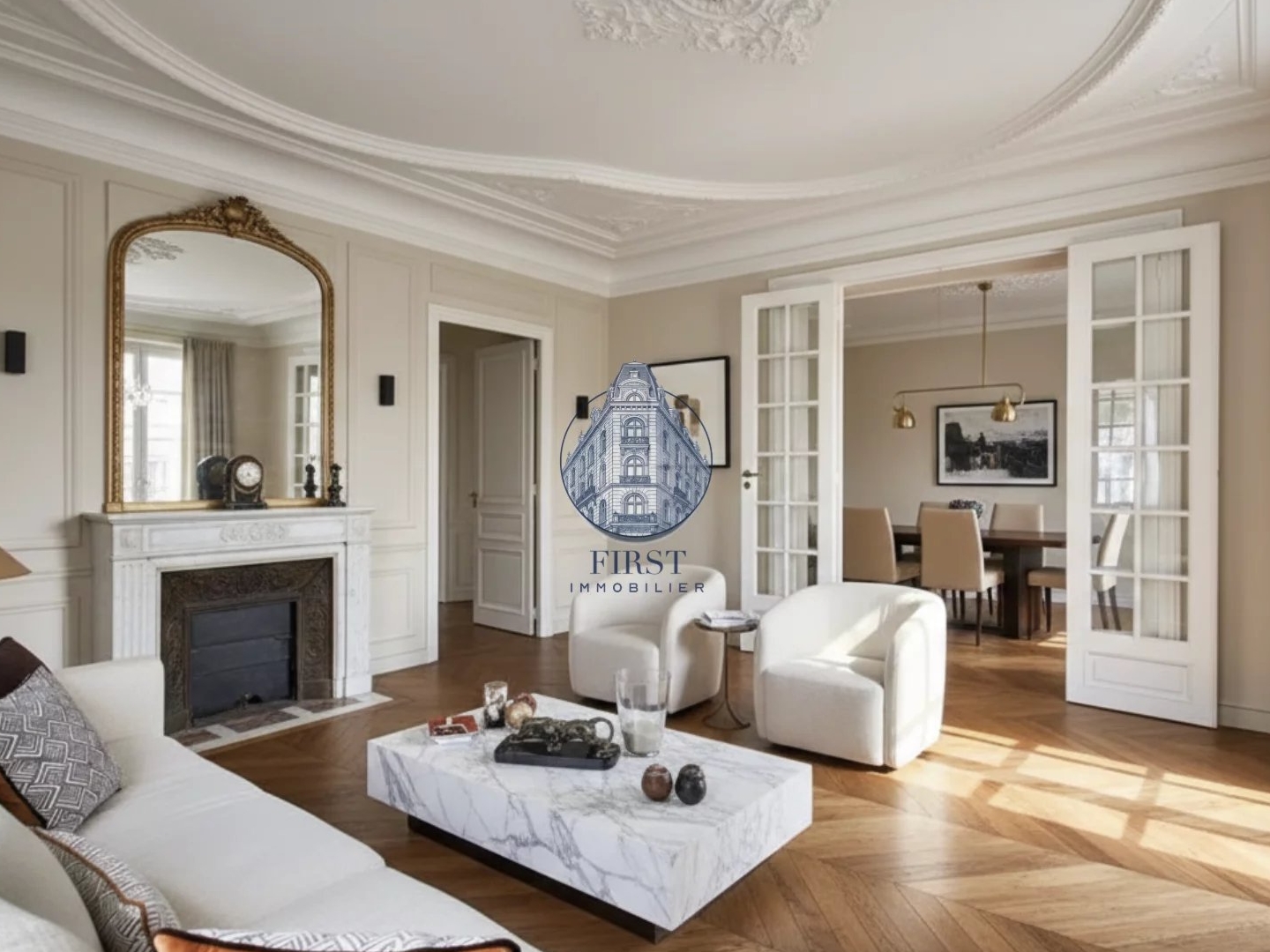 Appartement à vendre - 160m2 - Paris 16e (75016)
