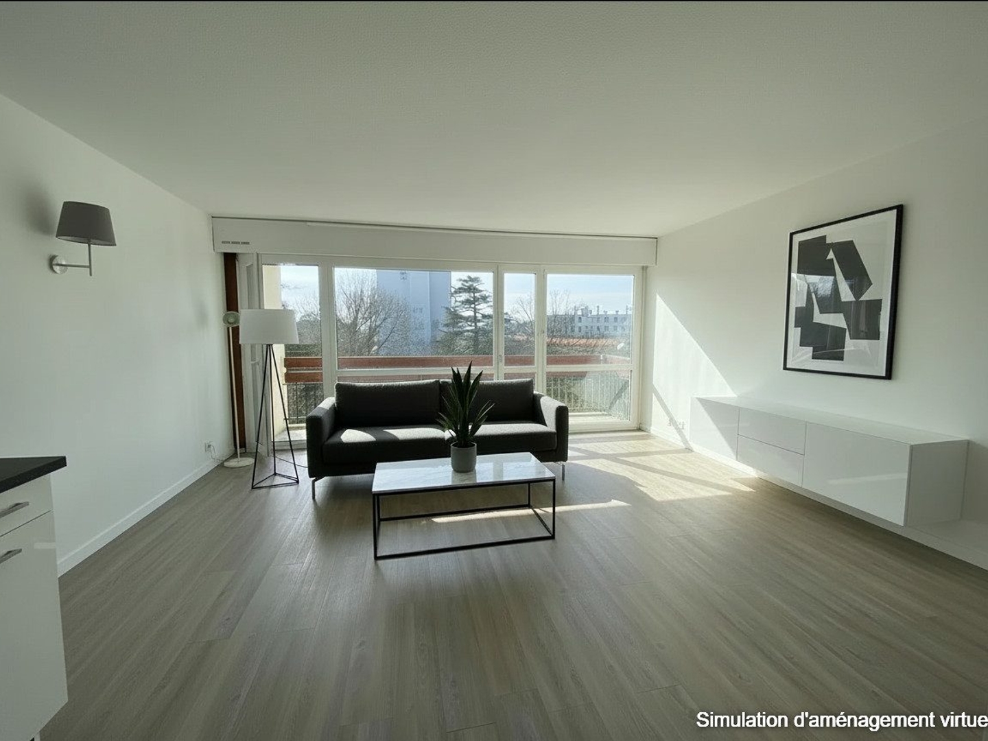 Studio meublé vendu loué Balcon et Parking