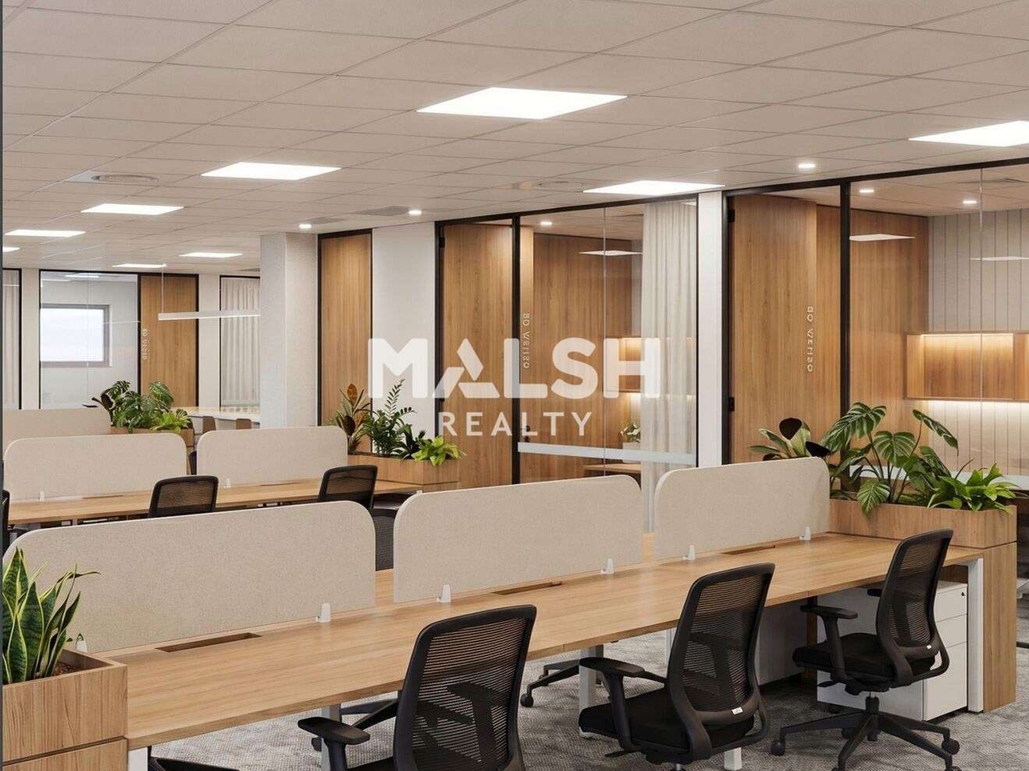 2 plateaux 1145m² bureaux à vendre à Saint Priest