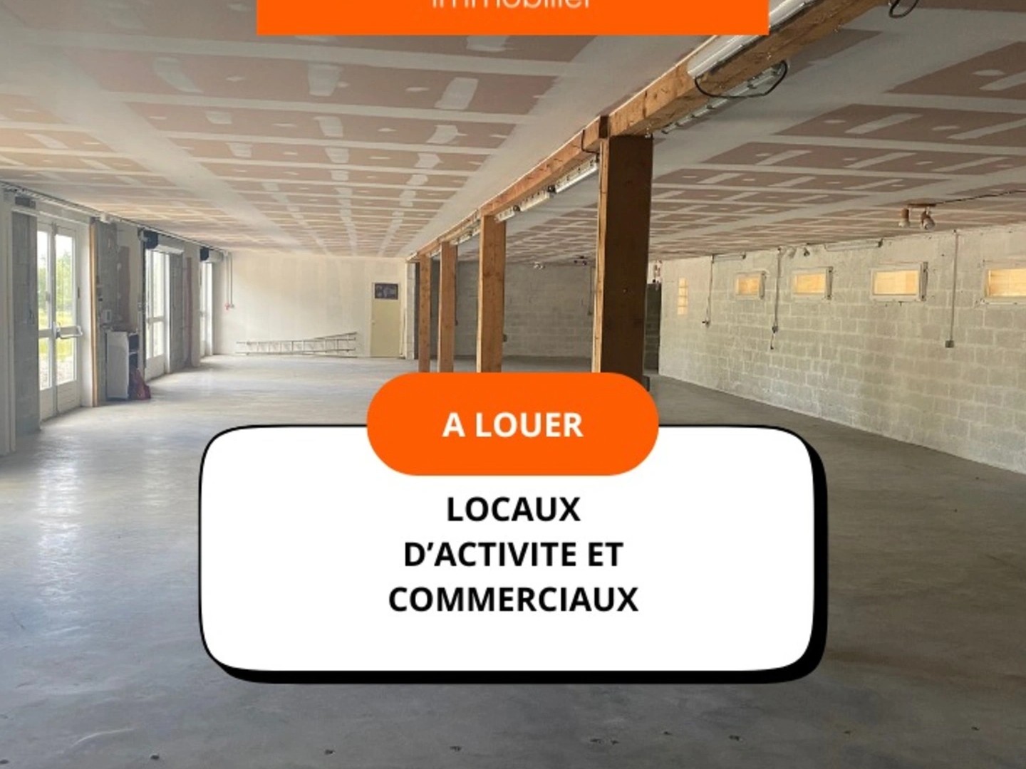 Local d'activité/bureau à louer PONT L'EVEQUE (14)- Superficie de 800 à 1450 m2