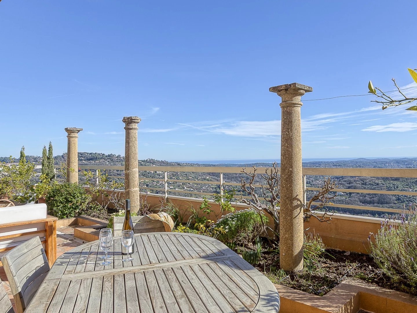Penthouse avec vue panoramique, piscine privee - Grasse Magagnosc