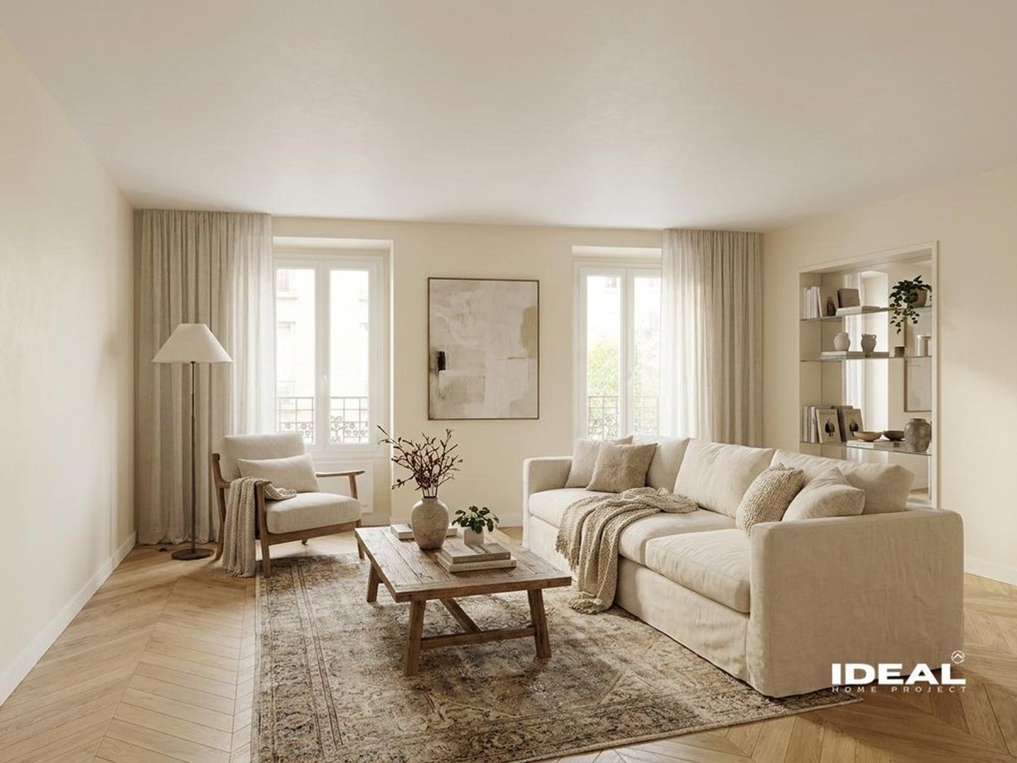 Appartement 3 pièces 61 m²