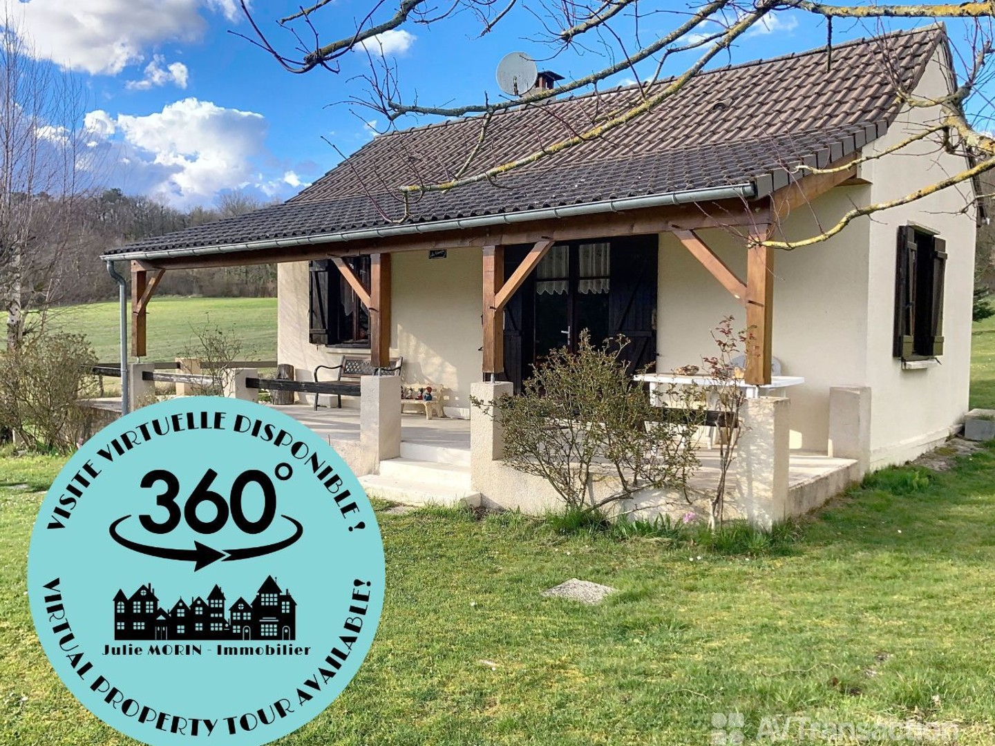 Petit pied-à-terre à petit prix sur grand terrain au calme !