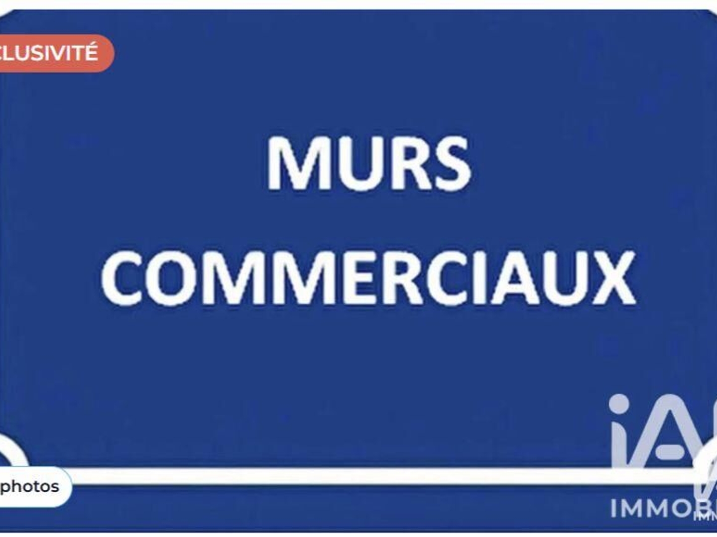Vente Murs commerciaux 160 m²
