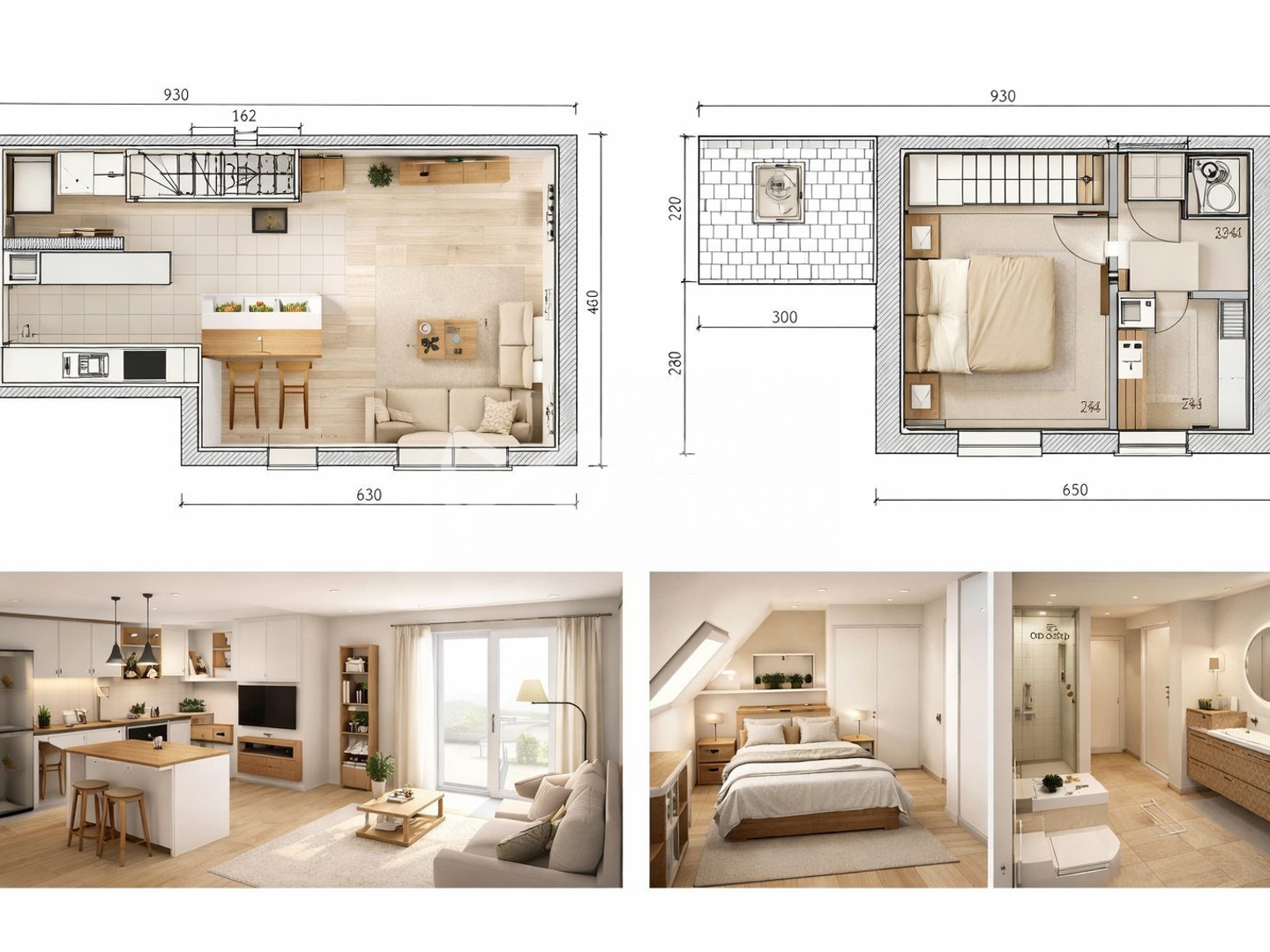 Maison à vendre - 2 pièces - 45m2 - Le Plessis-Pâté (91220)