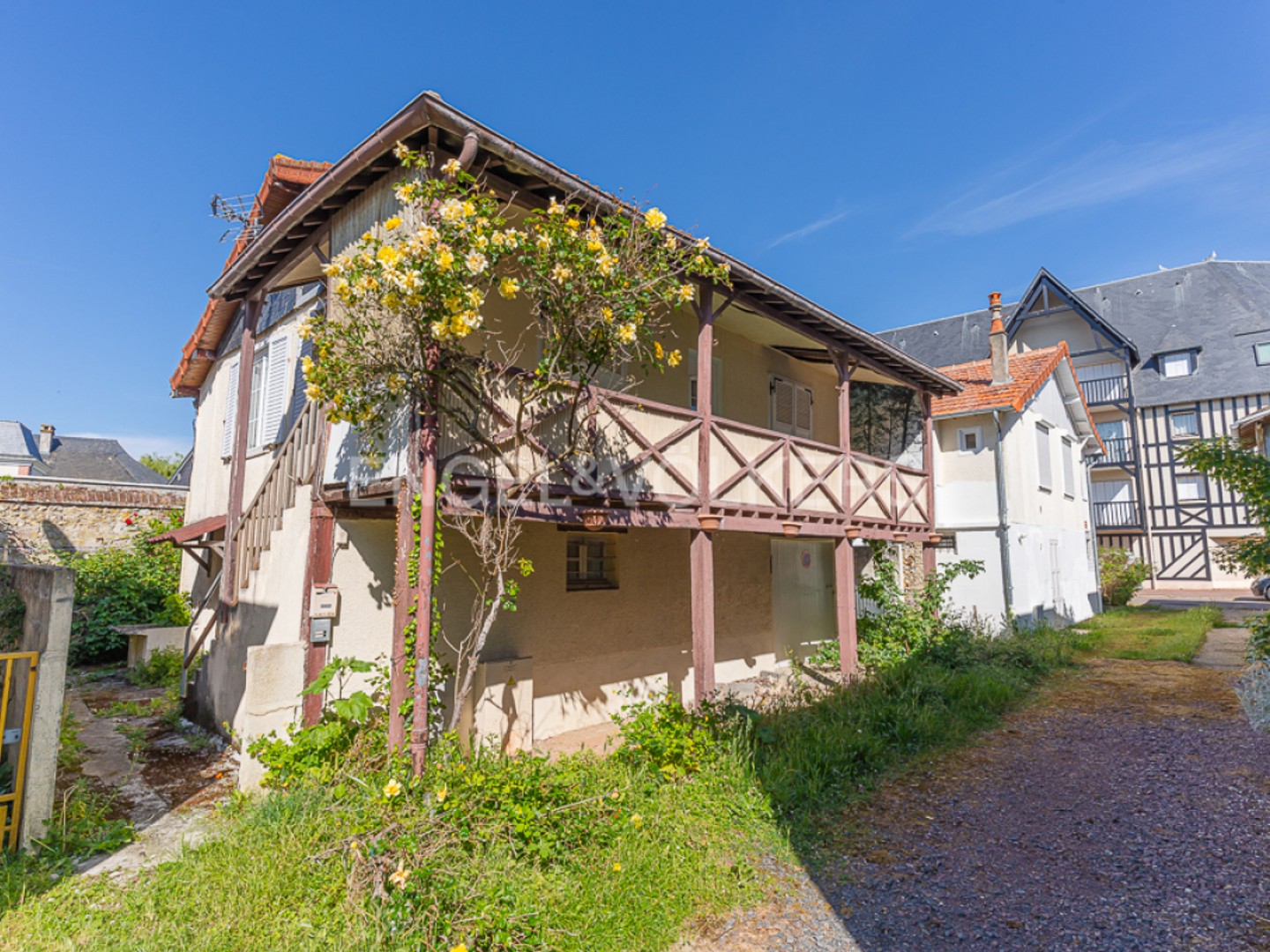 Blonville sur Mer - Maison de pêcheur de 100m² en l'état avec ja