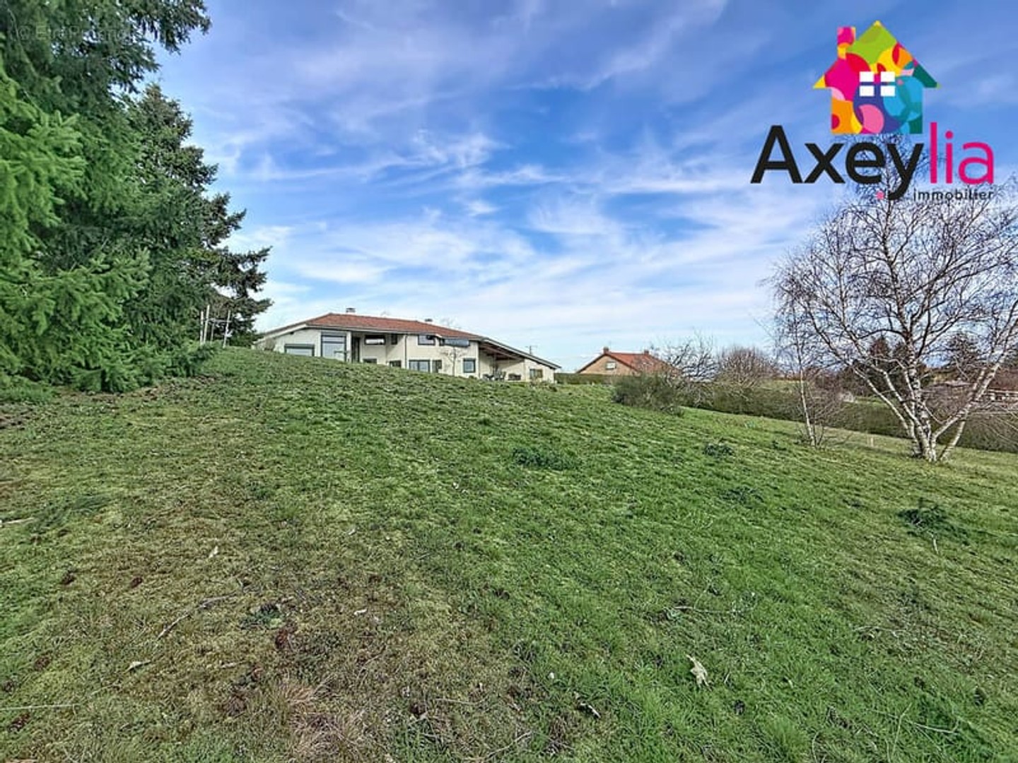A vendre - ambierle - maison d'architecte entièrement rénovée d'environ 195m2 avec cinq chambres et grand terr