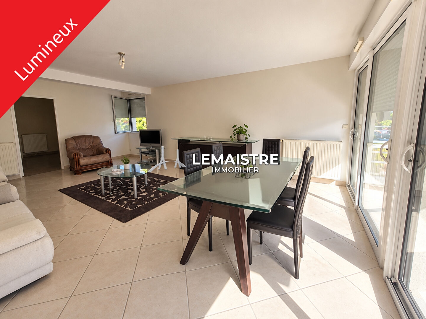 Appartement à vendre - Sainte-Adresse norme PMR - 98 m² - 3 chambres - Terrasse plein sud et stationnement privé