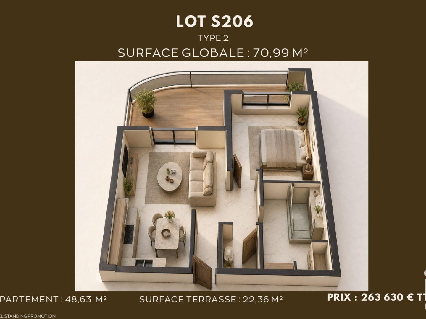 Appartement à vendre - 6 pièces - 49m2 - Saumur (49400)